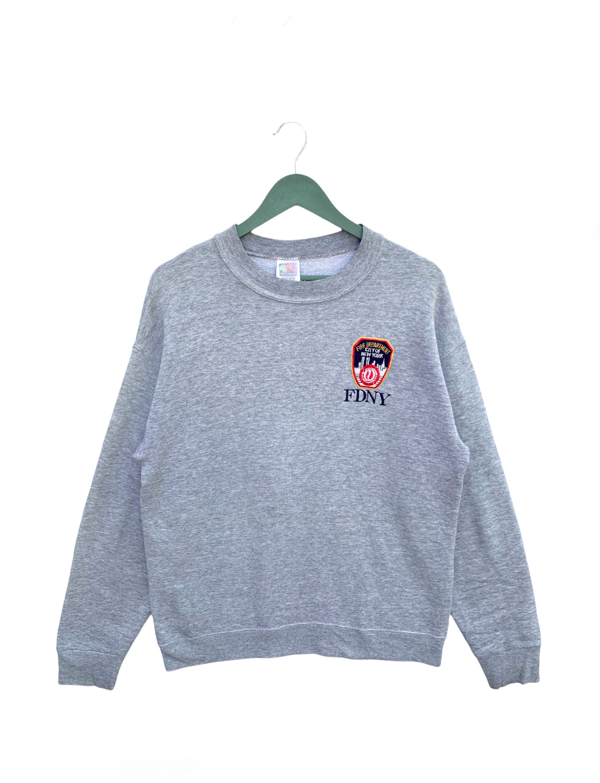 Fruit Of The Loom × Vintage Vintage F.D.N.Y Sweatshirt Size US M / EU 48-50 / 2 - 1 Thumbnail