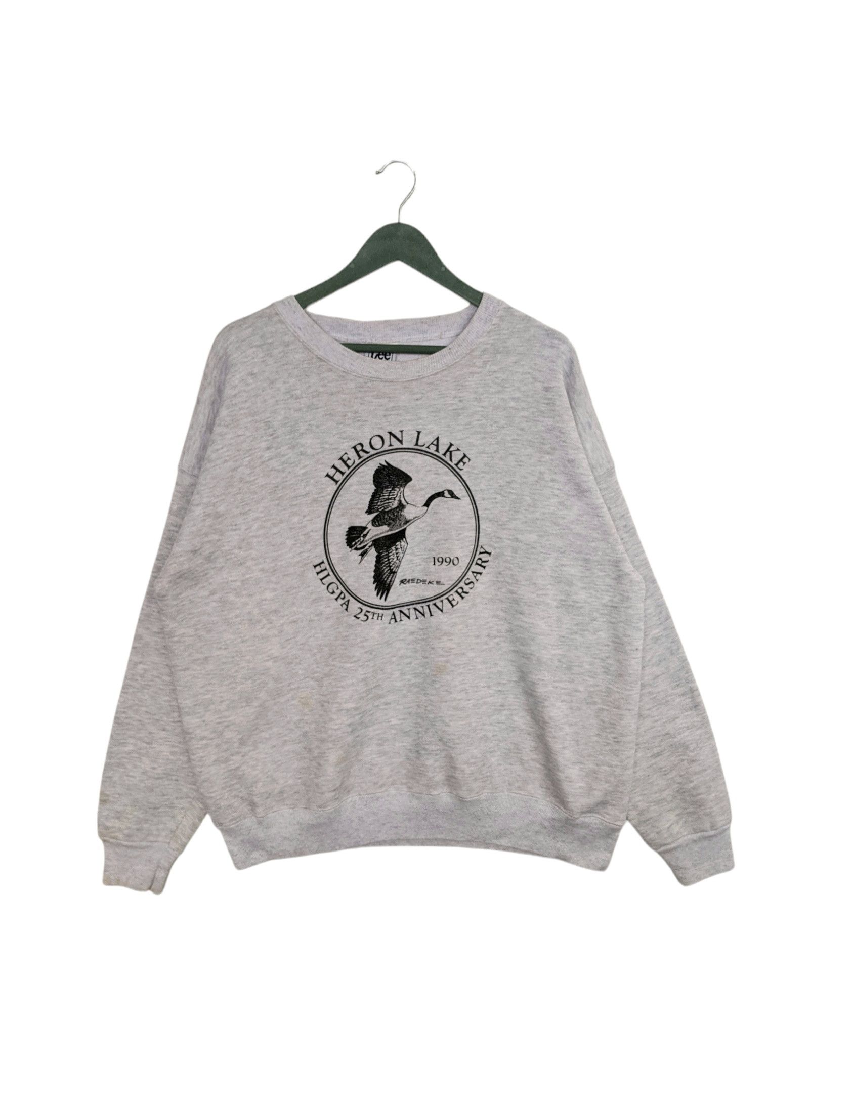 Vintage 1990 Heron Lake HLGPA 25th Anniversary Sweatshirt