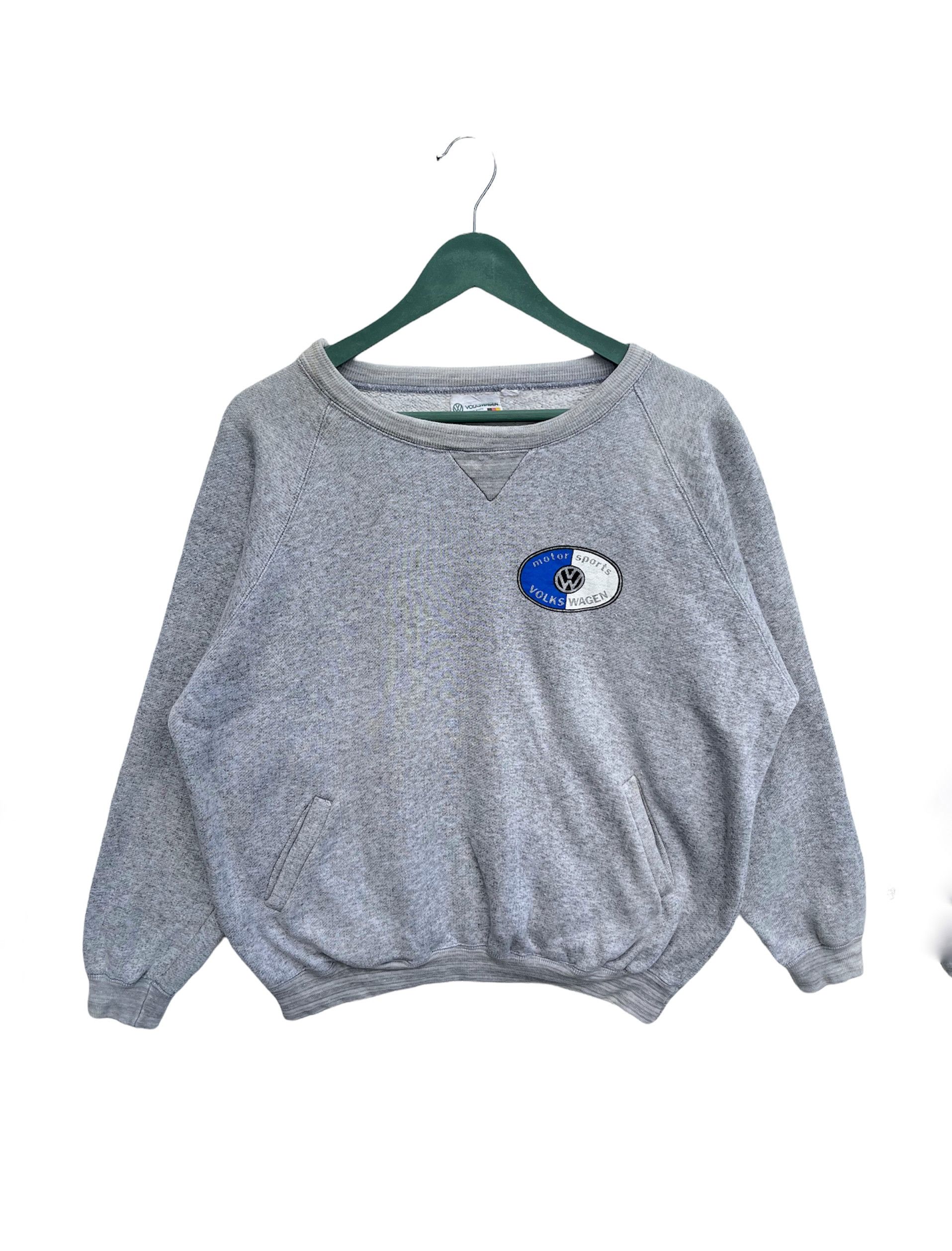 image of Racing x Vintage 90's Volkswagen Motorsports Sweatshirts in Grey, Men's (Size Large)