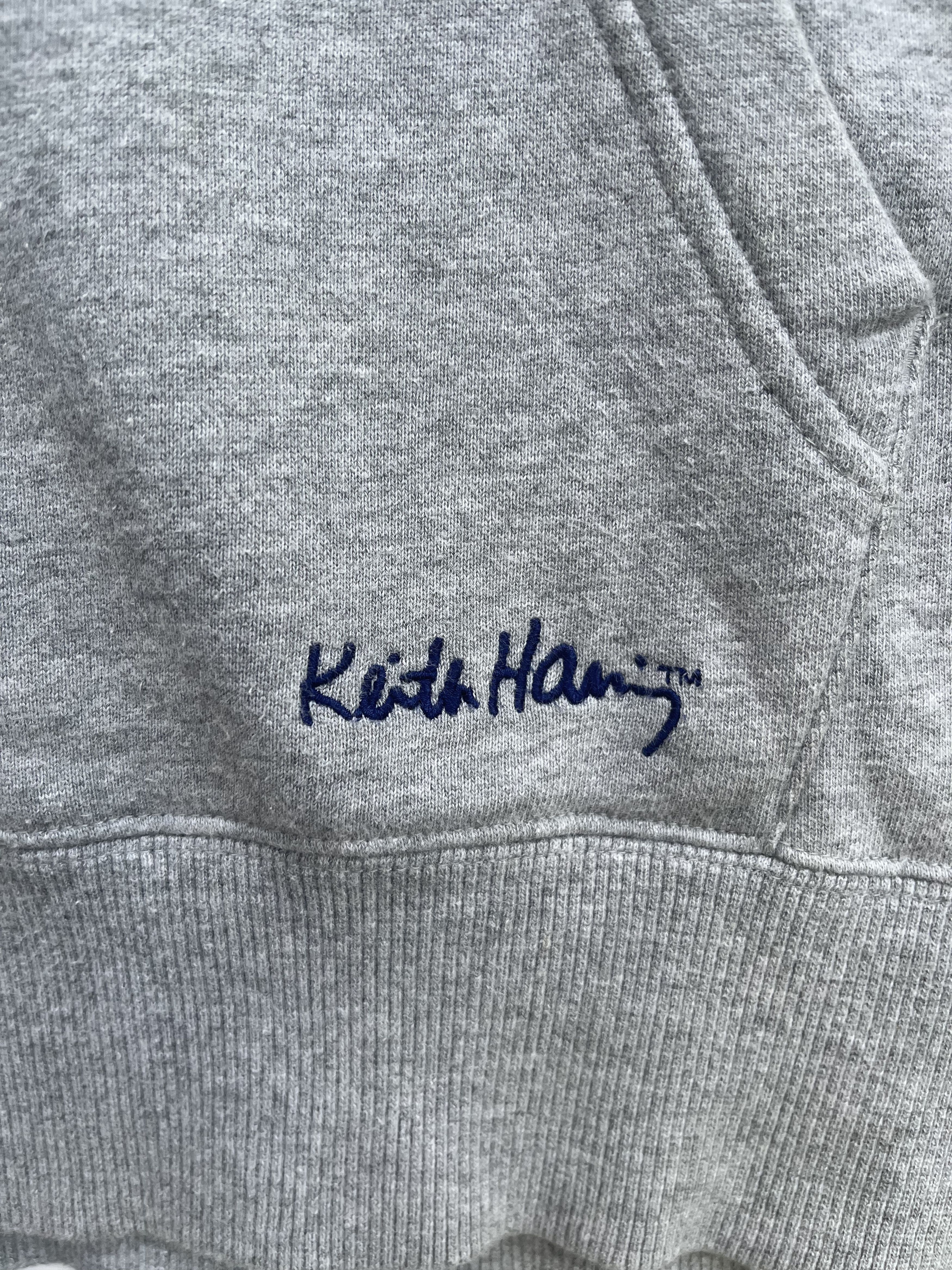 Keith Haring Vintage Y2K Keith Haring American Flag Hoodie Size US XL / EU 56 / 4 - 3 Thumbnail