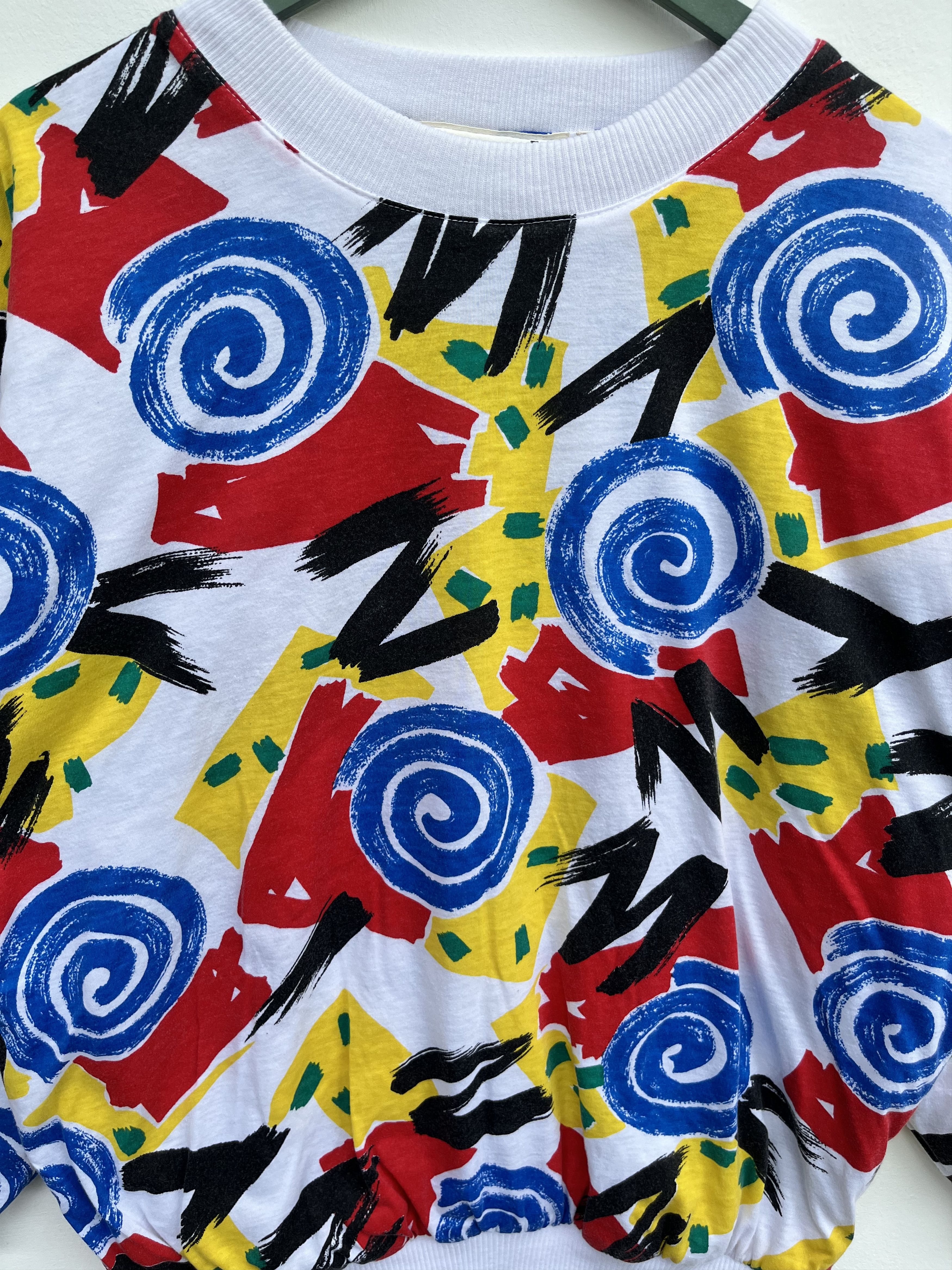 Vintage Vintage 90s Gerald Works All Prints Sweatshirt Size US M / EU 48-50 / 2 - 3 Thumbnail