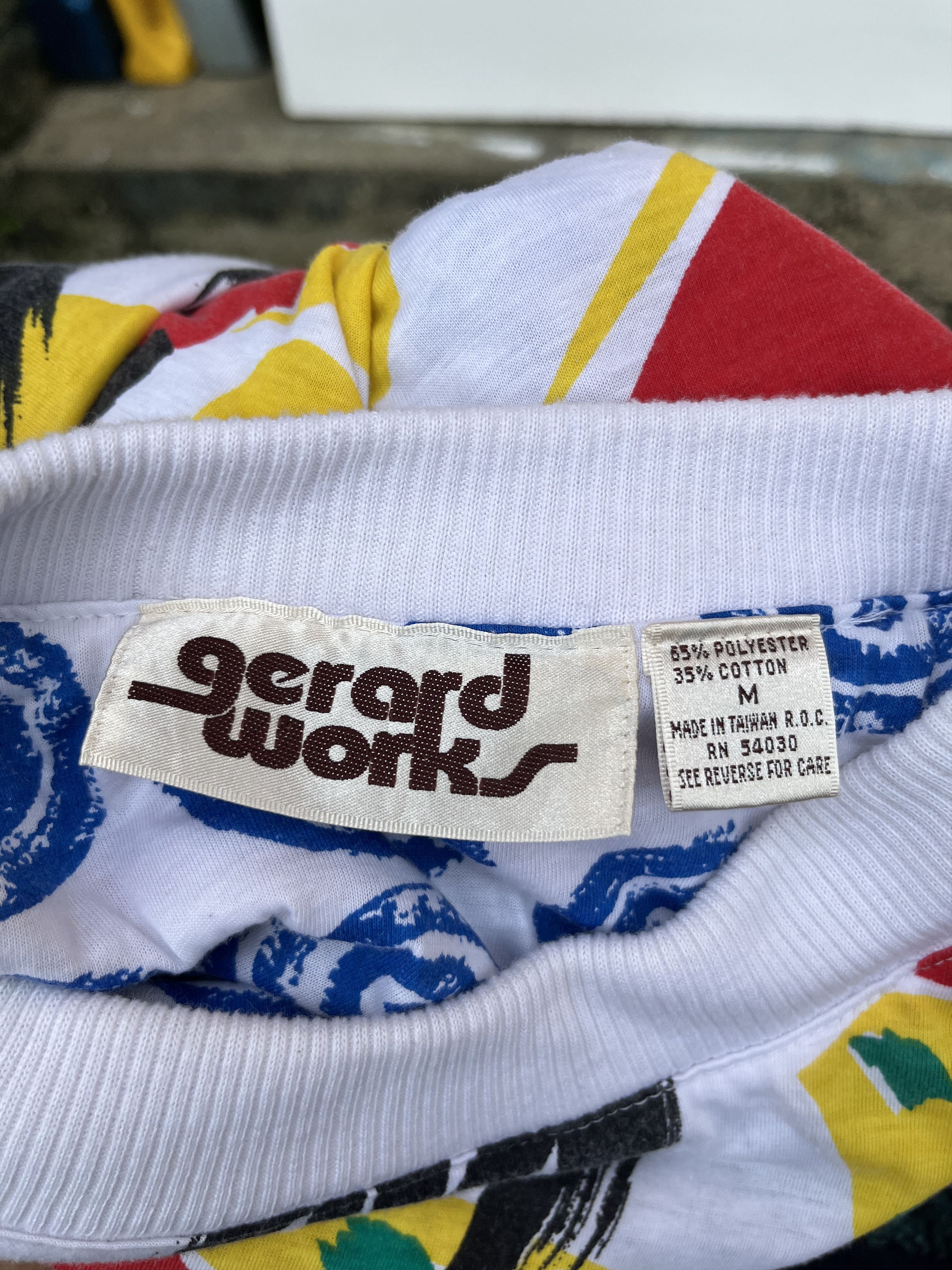 Vintage Vintage 90s Gerald Works All Prints Sweatshirt Size US M / EU 48-50 / 2 - 4 Thumbnail