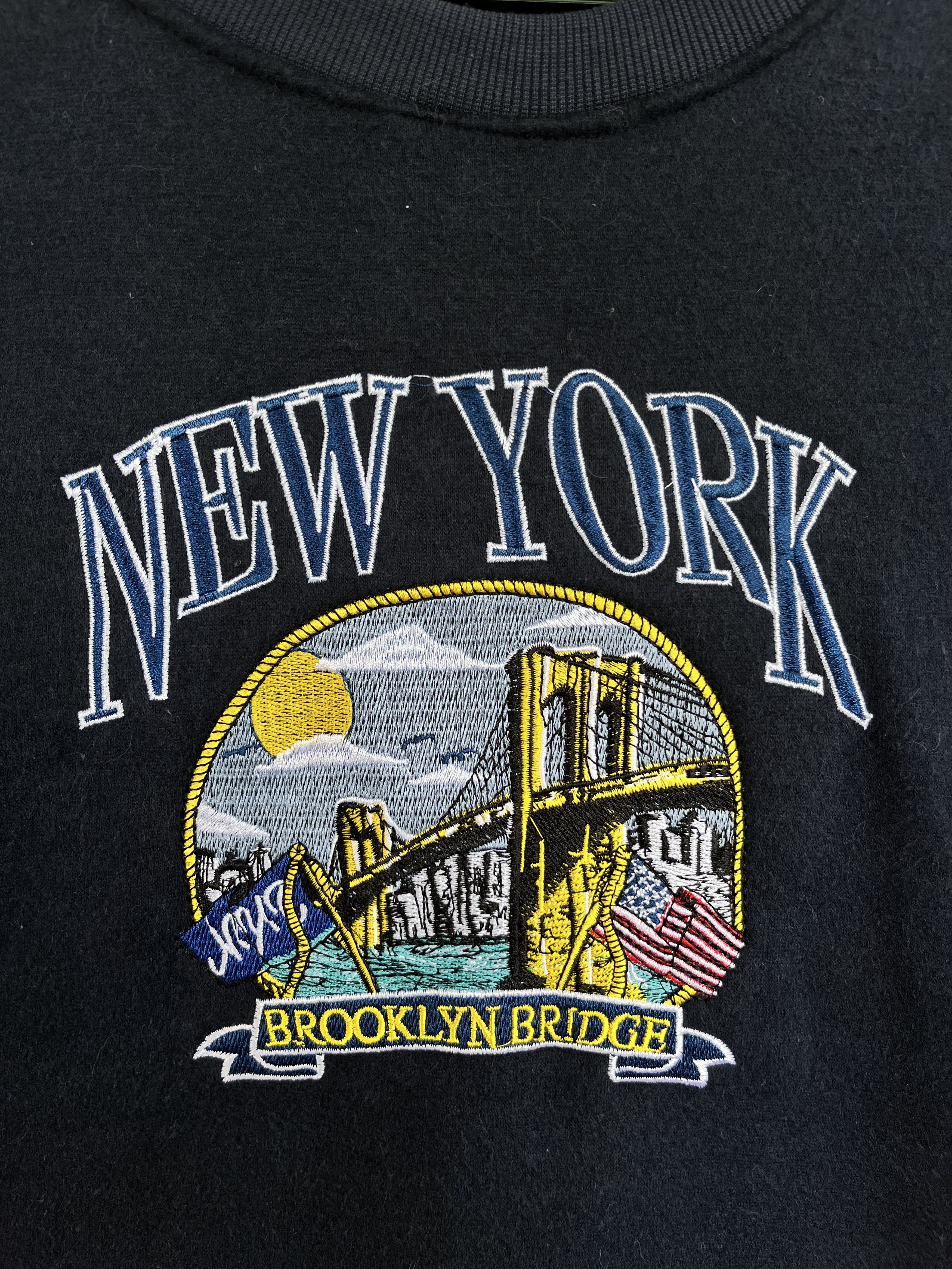 Vintage Vintage Brooklyn Bridges Sweatshirt Size US M / EU 48-50 / 2 - 3 Thumbnail