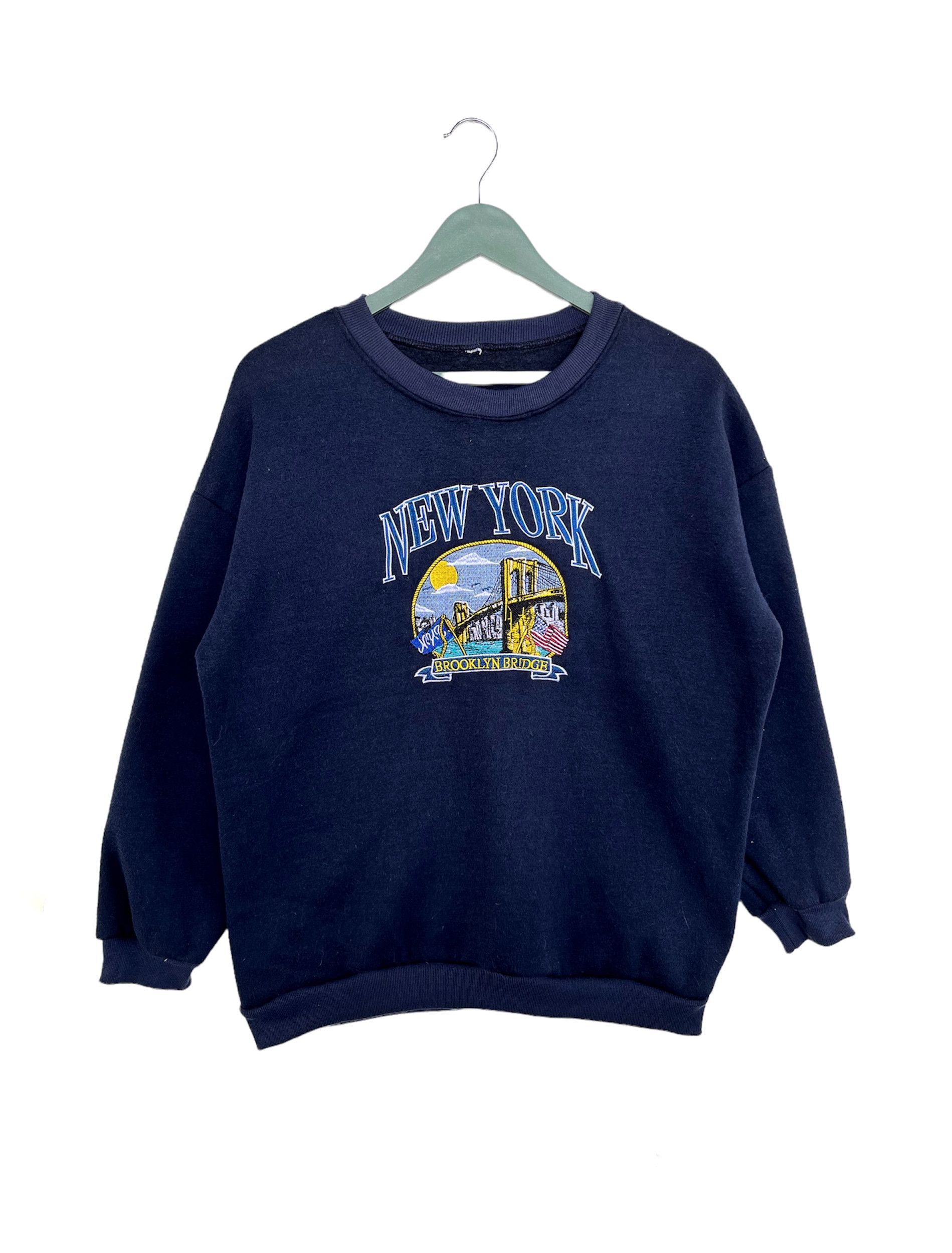 Vintage Vintage Brooklyn Bridges Sweatshirt Size US M / EU 48-50 / 2 - 1 Thumbnail