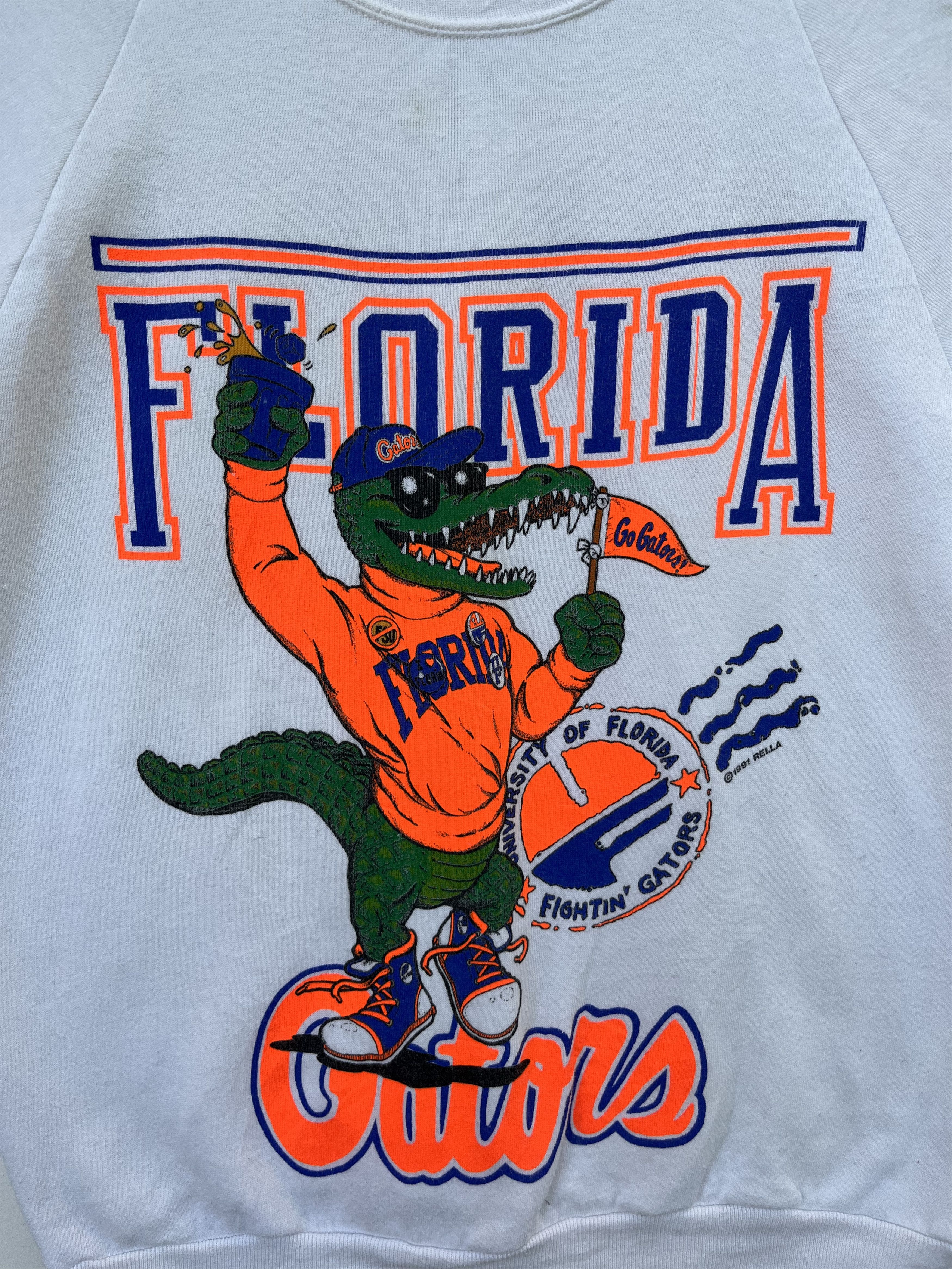 Jerzees Vintage 1991 University Of Florida Gators Tshirt Size US L / EU 52-54 / 3 - 3 Thumbnail