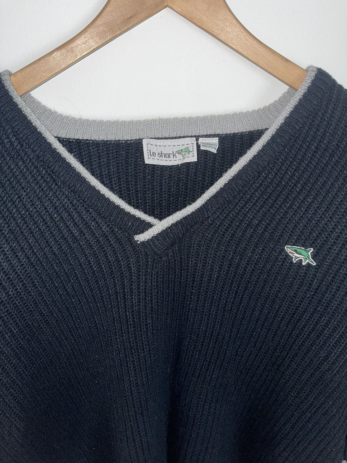 Japanese Brand Vintage Le Shark sweater Size US L / EU 52-54 / 3 - 3 Thumbnail