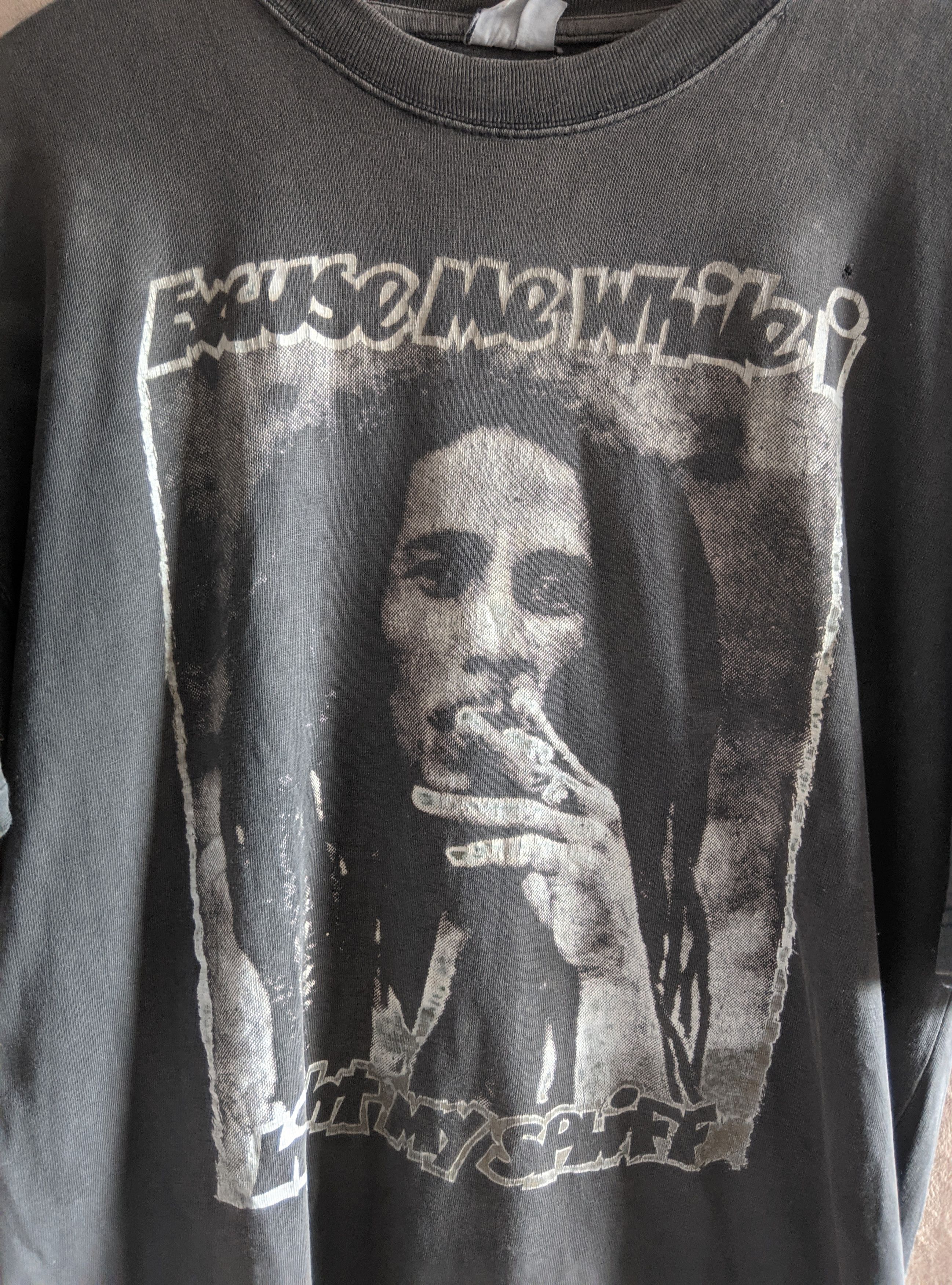 Band Tees × Vintage Vintage 90s Bob Marley euro bootleg Size US XL / EU 56 / 4 - 5 Thumbnail