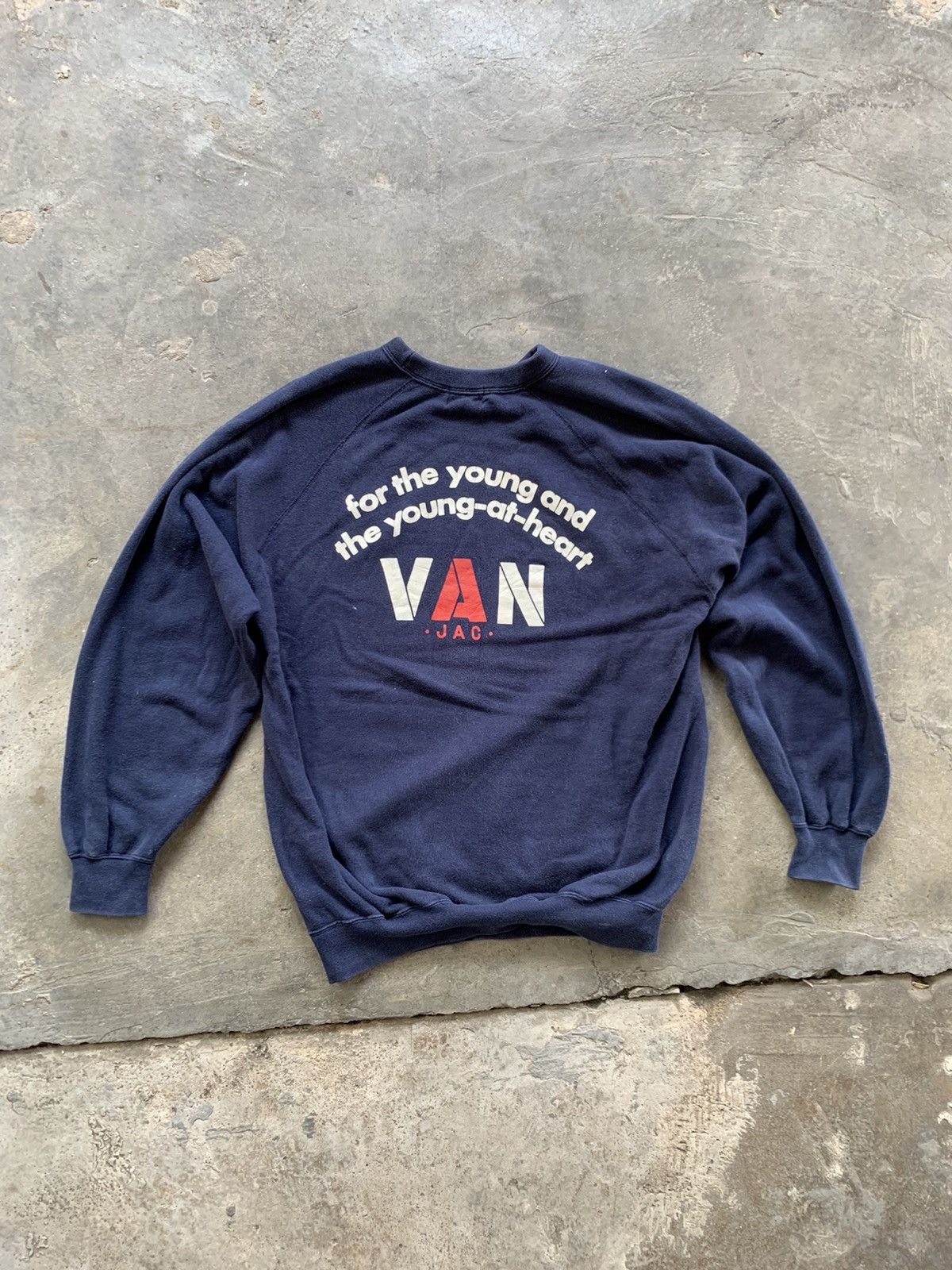 Japanese Brand Vintage V.A.N Jac sweatshirt Size US L / EU 52-54 / 3 - 1 Thumbnail