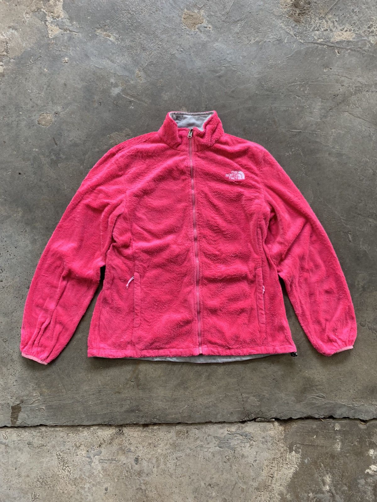 image of The North Face Fleece Jacket in Pink, Women's (Size 2XL)