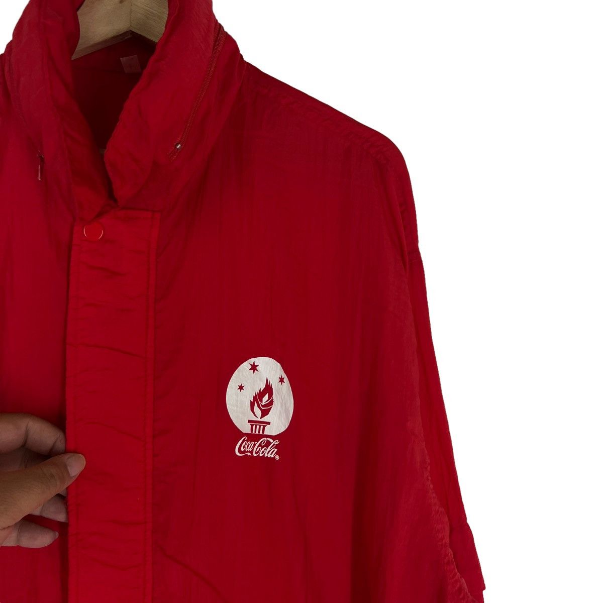 Japanese Brand VINTAGE WORKERS JACKET COCA COLA BIG LOGO Size US M / EU 48-50 / 2 - 3 Thumbnail