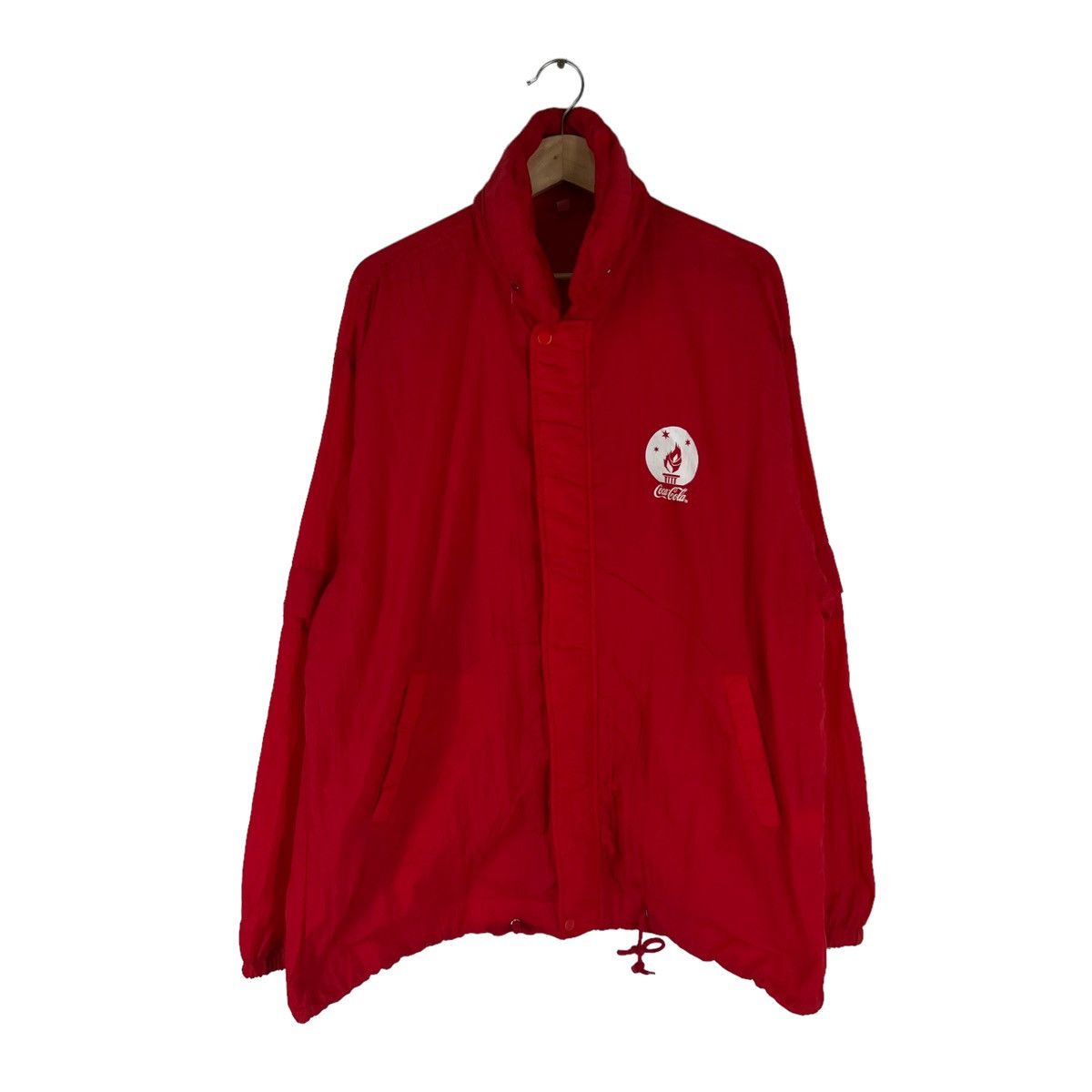 Japanese Brand VINTAGE WORKERS JACKET COCA COLA BIG LOGO Size US M / EU 48-50 / 2 - 1 Thumbnail