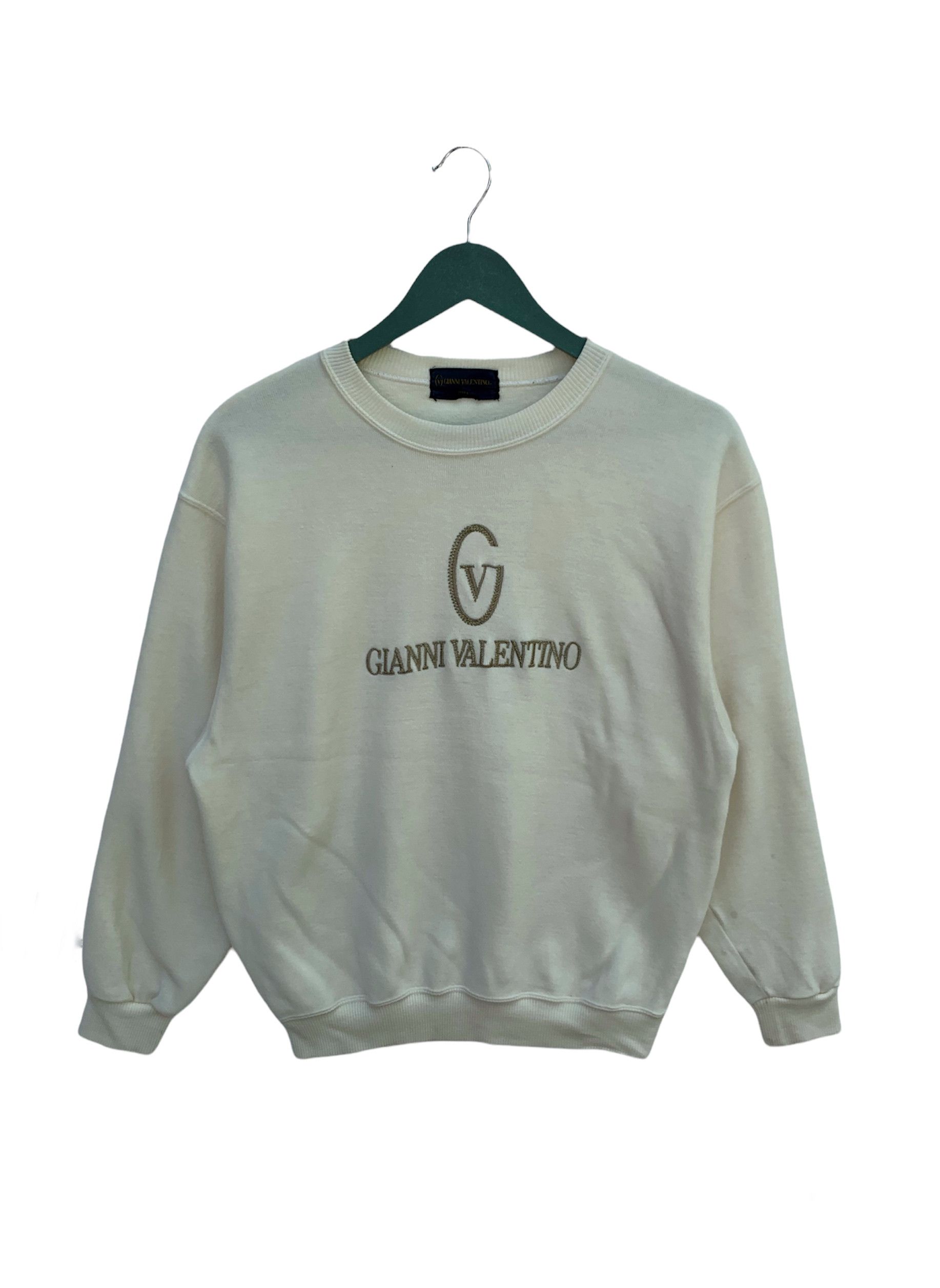 Gianni Valentino Vintage Gianni Valentino Embroidery Logo Sweatshirt Size US M / EU 48-50 / 2 - 1 Thumbnail