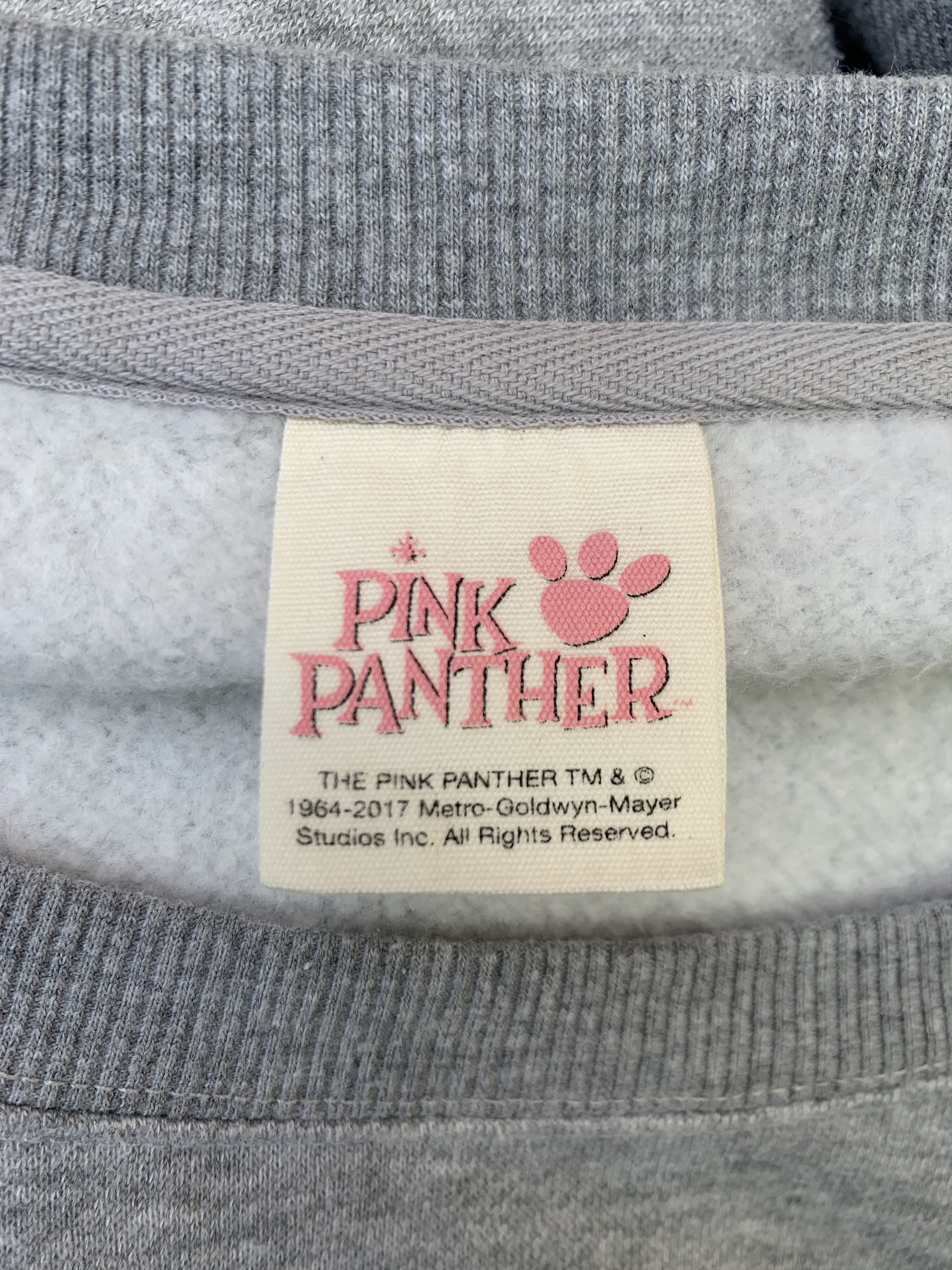 Cartoon Network × Disney Pink Panther Distress Sweatshirt Size US XXL / EU 58 / 5 - 8 Thumbnail