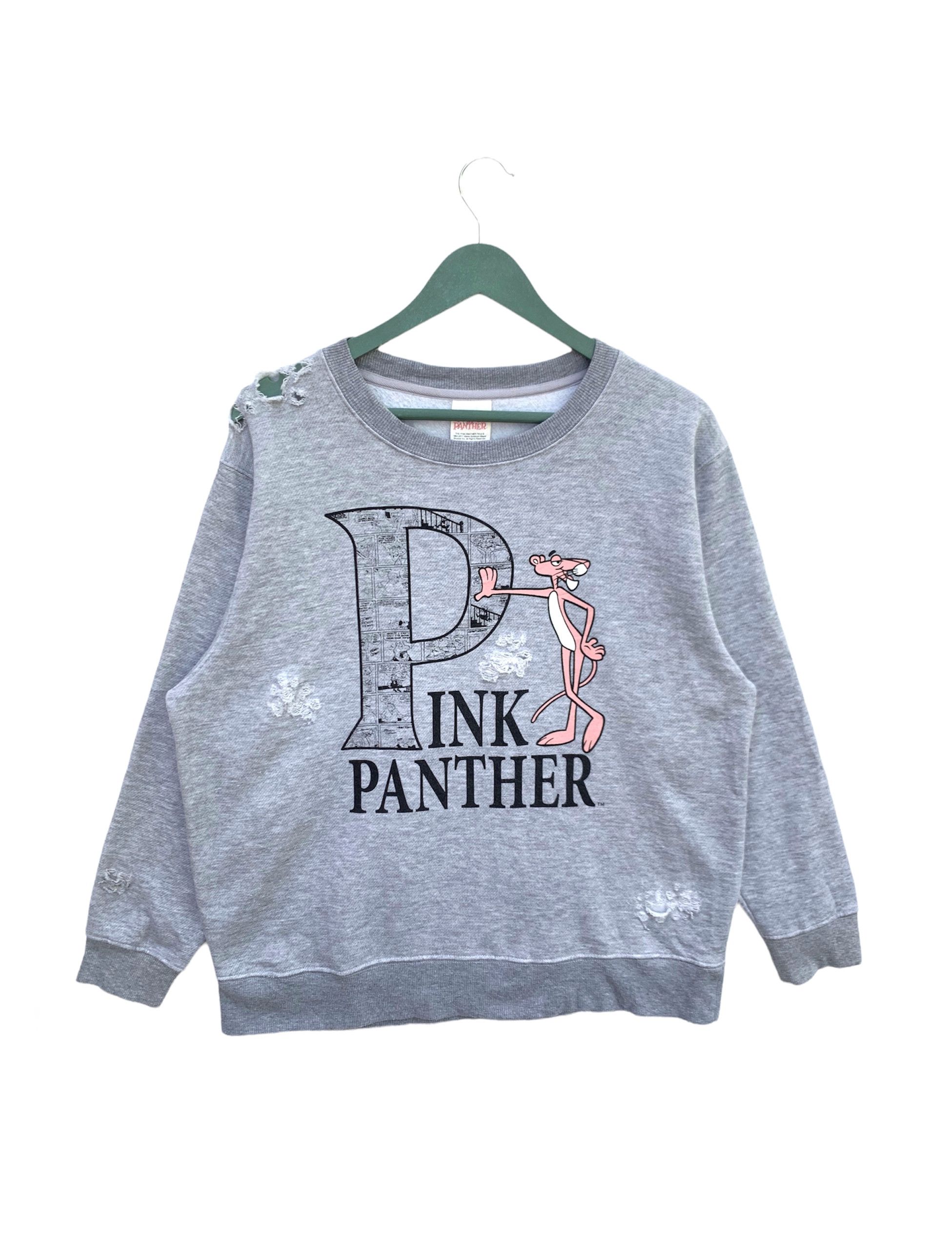 Cartoon Network × Disney Pink Panther Distress Sweatshirt Size US XXL / EU 58 / 5 - 1 Thumbnail