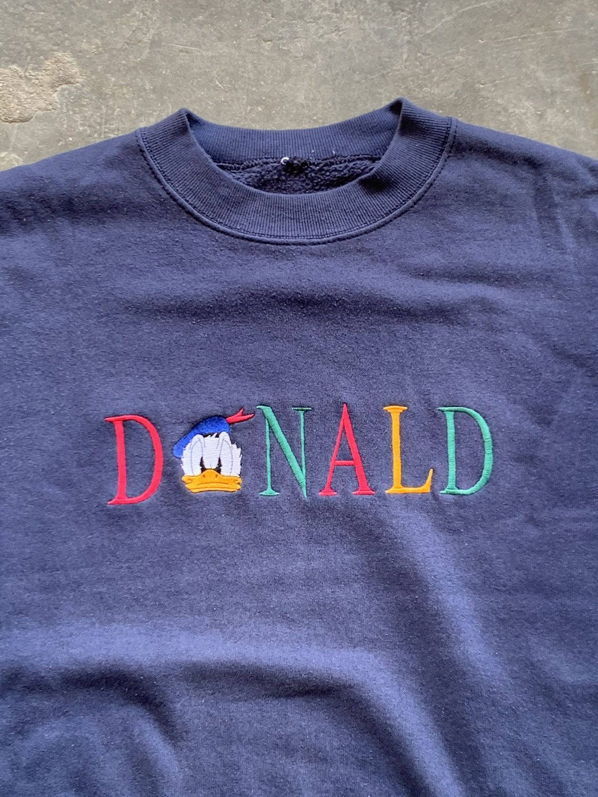 Disney Vintage Donald Duck Sweatshirt Size US L / EU 52-54 / 3 - 3 Thumbnail