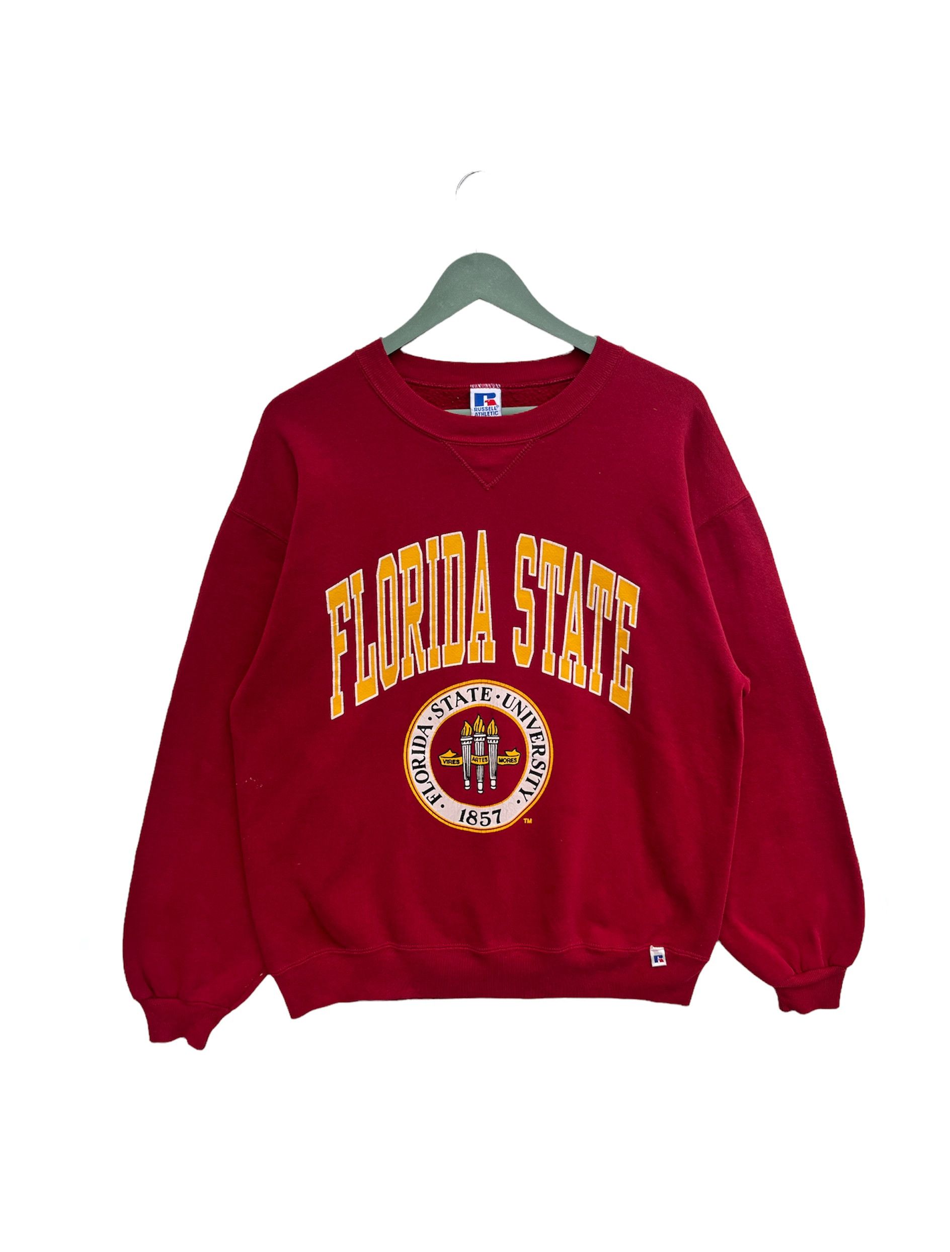 Russell Athletic Vintage 90s Florida States University Sweatshirt Size US L / EU 52-54 / 3 - 1 Thumbnail