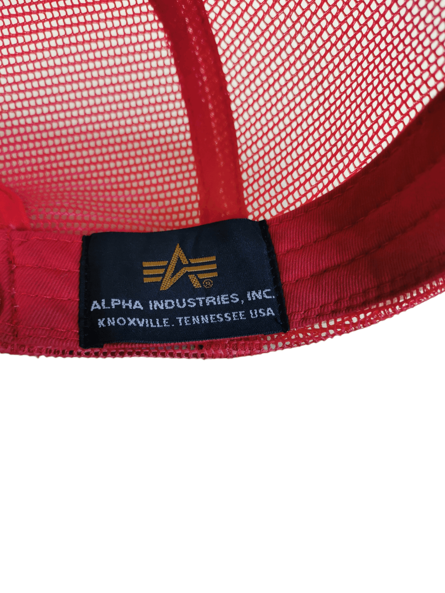 Alpha Industries ALPHA INDUSTRIES BIG LOGO TRUCKER HAT CAP Size ONE SIZE - 7 Thumbnail