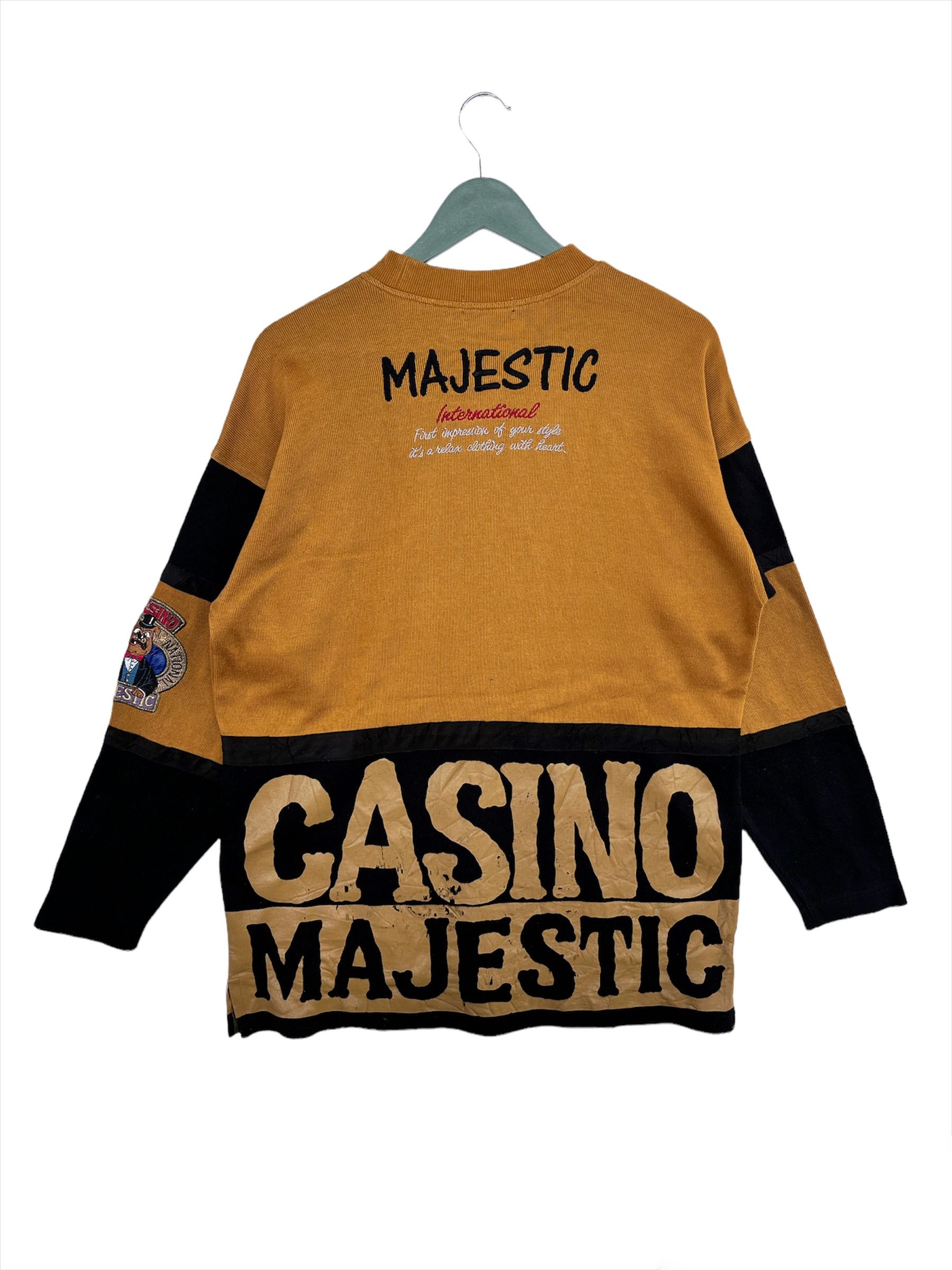 Japanese Brand Vintage Casino Majestic Embroidered Logo Sweatshirt Size US M / EU 48-50 / 2 - 2 Thumbnail