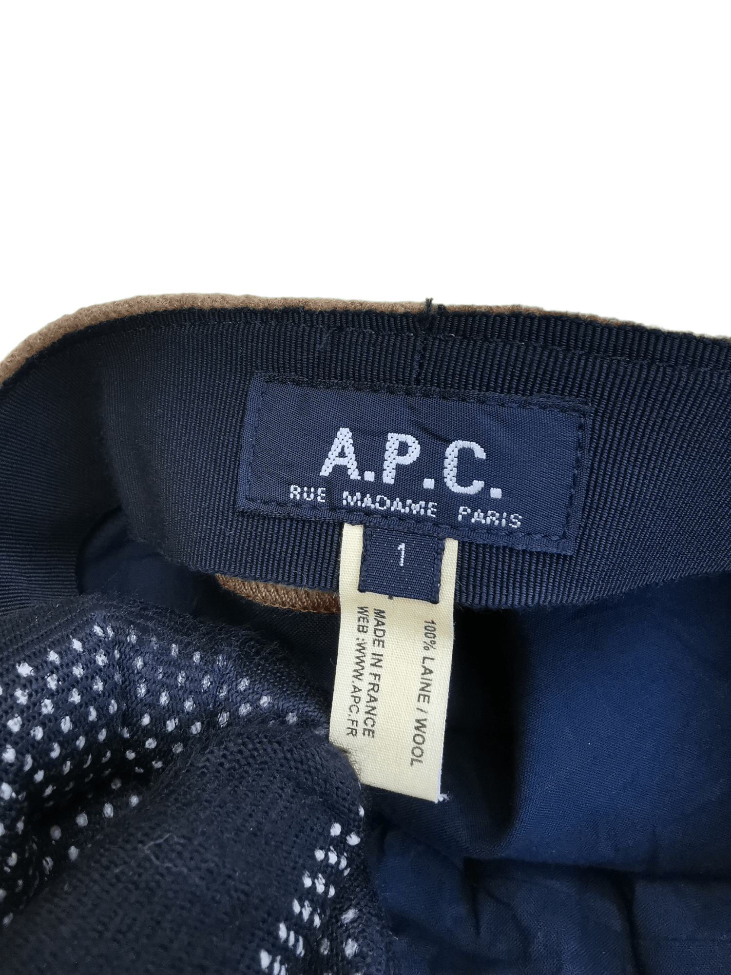 A.P.C. A.P.C STREETWEAR CAPTAIN DESIGN HAT CAP Size ONE SIZE - 6 Thumbnail