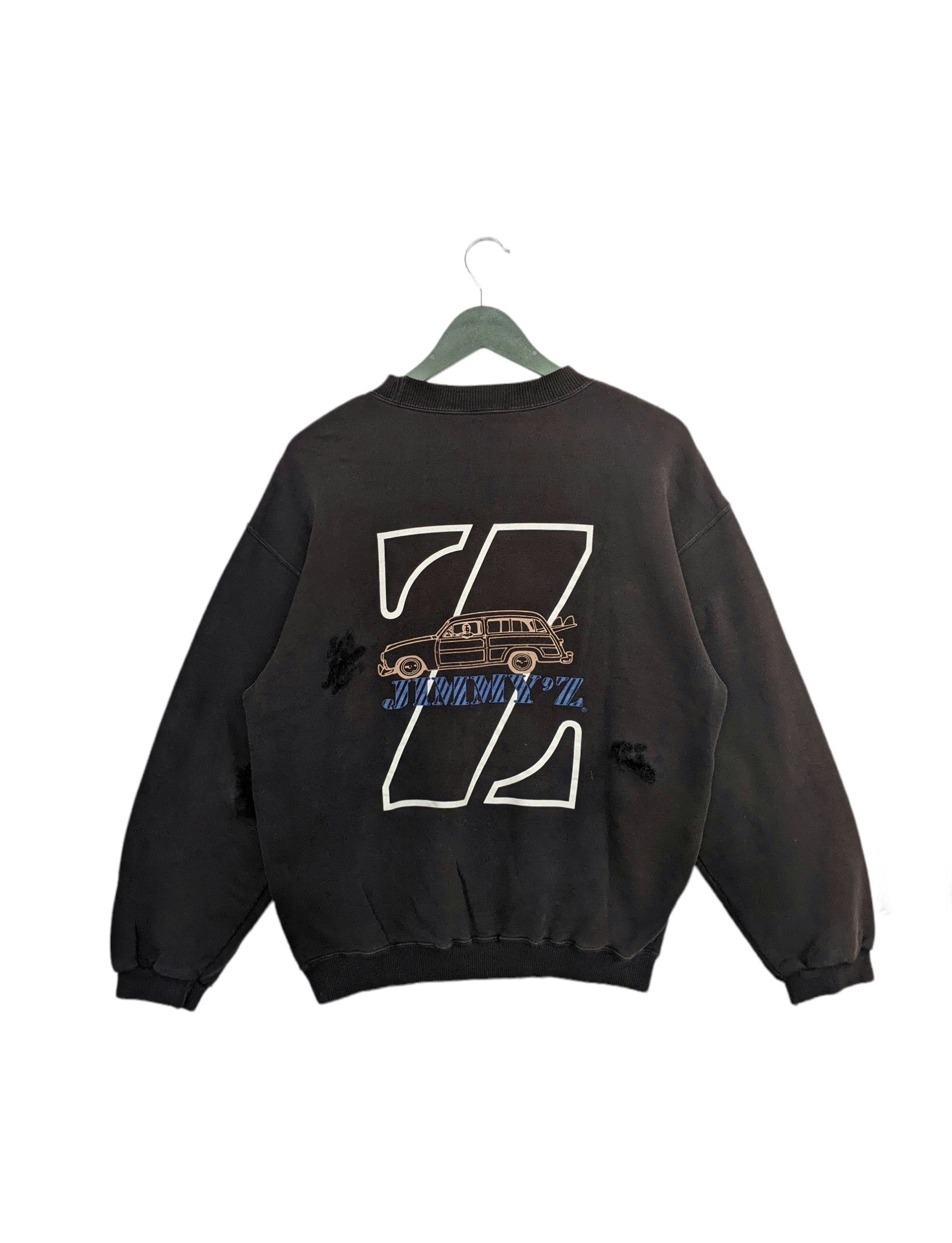 Vintage Vintage 90s Jimmy'z Skateboard Distress Sweatshirt Size US S / EU 44-46 / 1 - 2 Thumbnail