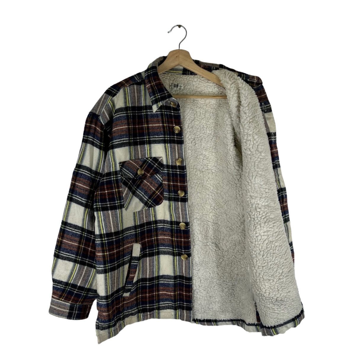 Flannel VINTAGE FLANNEL JACKET FLEECE LINING DADGE JAPAN MADE Size US L / EU 52-54 / 3 - 8 Thumbnail