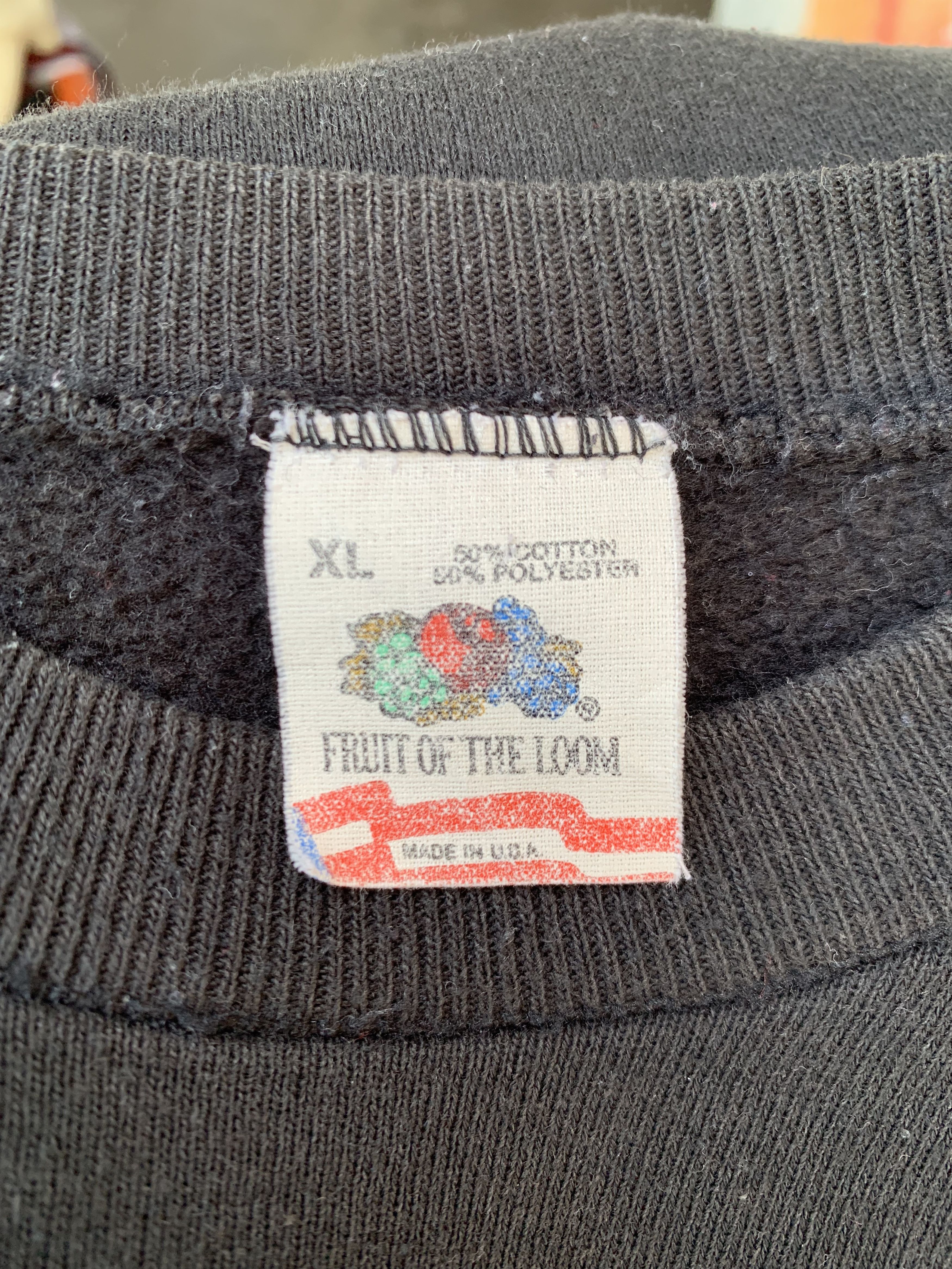 Fruit Of The Loom Vintage 90s Sue Coleman Eagles Paiting Sweatshirts Size US XL / EU 56 / 4 - 6 Thumbnail