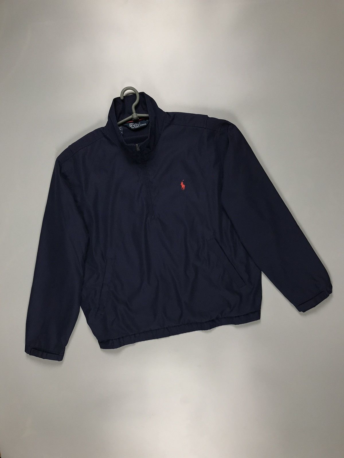 Polo Ralph Lauren × Ralph Lauren × Vintage Polo Ralph Lauren Vintage 90s Light Jacket 1/3 zip Size US M / EU 48-50 / 2 - 1 Thumbnail