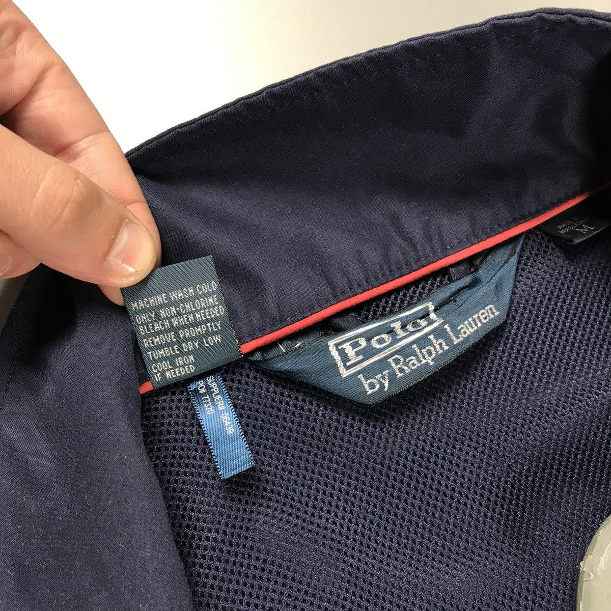 Polo Ralph Lauren × Ralph Lauren × Vintage Polo Ralph Lauren Vintage 90s Light Jacket 1/3 zip Size US M / EU 48-50 / 2 - 6 Thumbnail