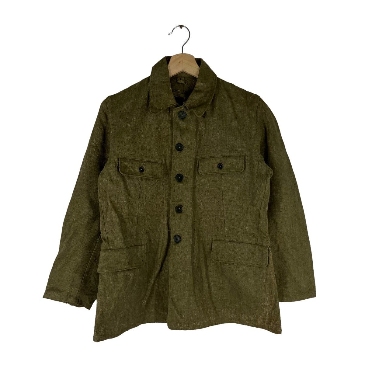 Japanese Brand VINTAGE CHORE MILITARY JACKET CARGO MULTI POCKET Size US M / EU 48-50 / 2 - 1 Thumbnail