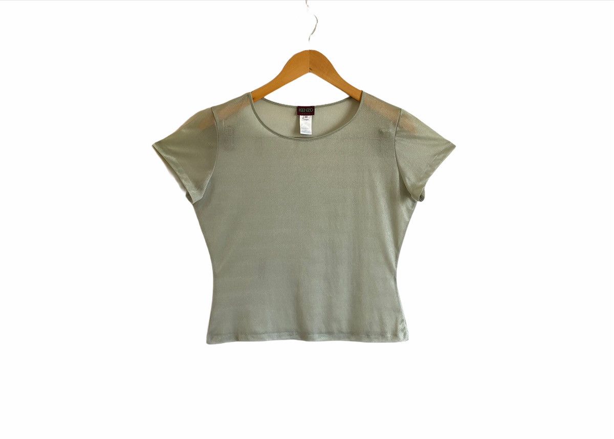 Vintage Kenzo Paris Women’s Nylon Shirt Made In France