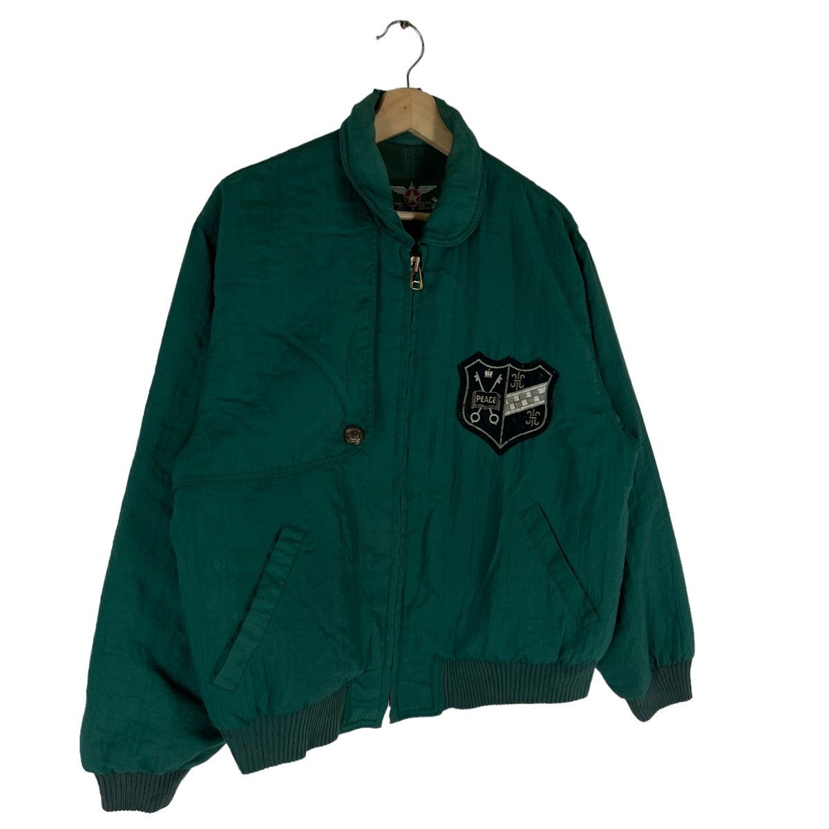 Japanese Brand VINTAGE BOMBER JACKET BIG LOGO TEN TO ONE ISSEY MIYAKE MA 1 Size US M / EU 48-50 / 2 - 3 Thumbnail