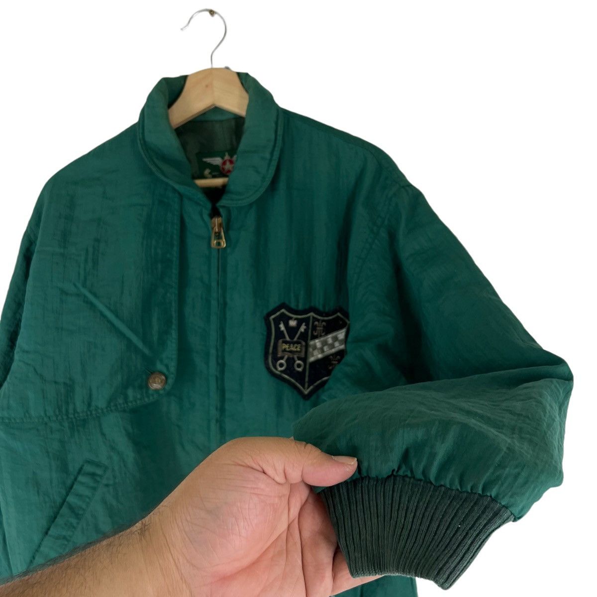 Japanese Brand VINTAGE BOMBER JACKET BIG LOGO TEN TO ONE ISSEY MIYAKE MA 1 Size US M / EU 48-50 / 2 - 8 Thumbnail