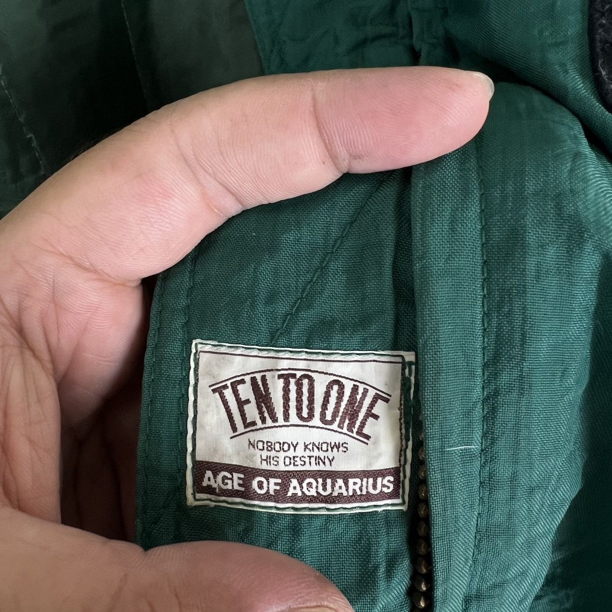 Japanese Brand VINTAGE BOMBER JACKET BIG LOGO TEN TO ONE ISSEY MIYAKE MA 1 Size US M / EU 48-50 / 2 - 10 Thumbnail