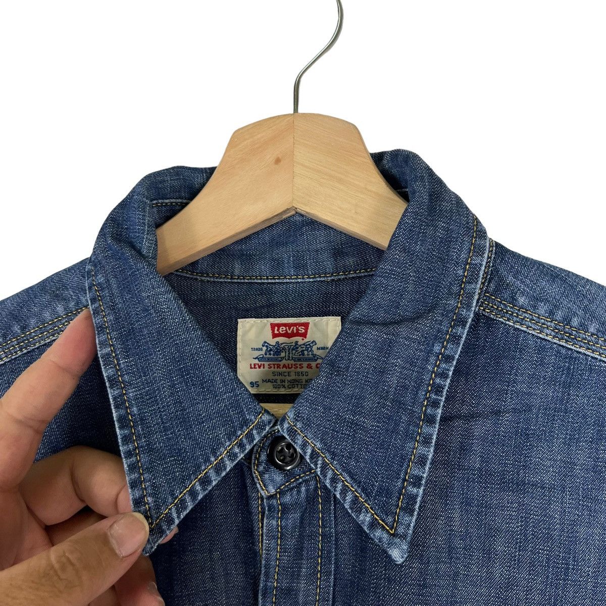 Levi's VINTAGE LEVI'S SHIRTS BUTTON RARE DESIGN Size US M / EU 48-50 / 2 - 7 Thumbnail