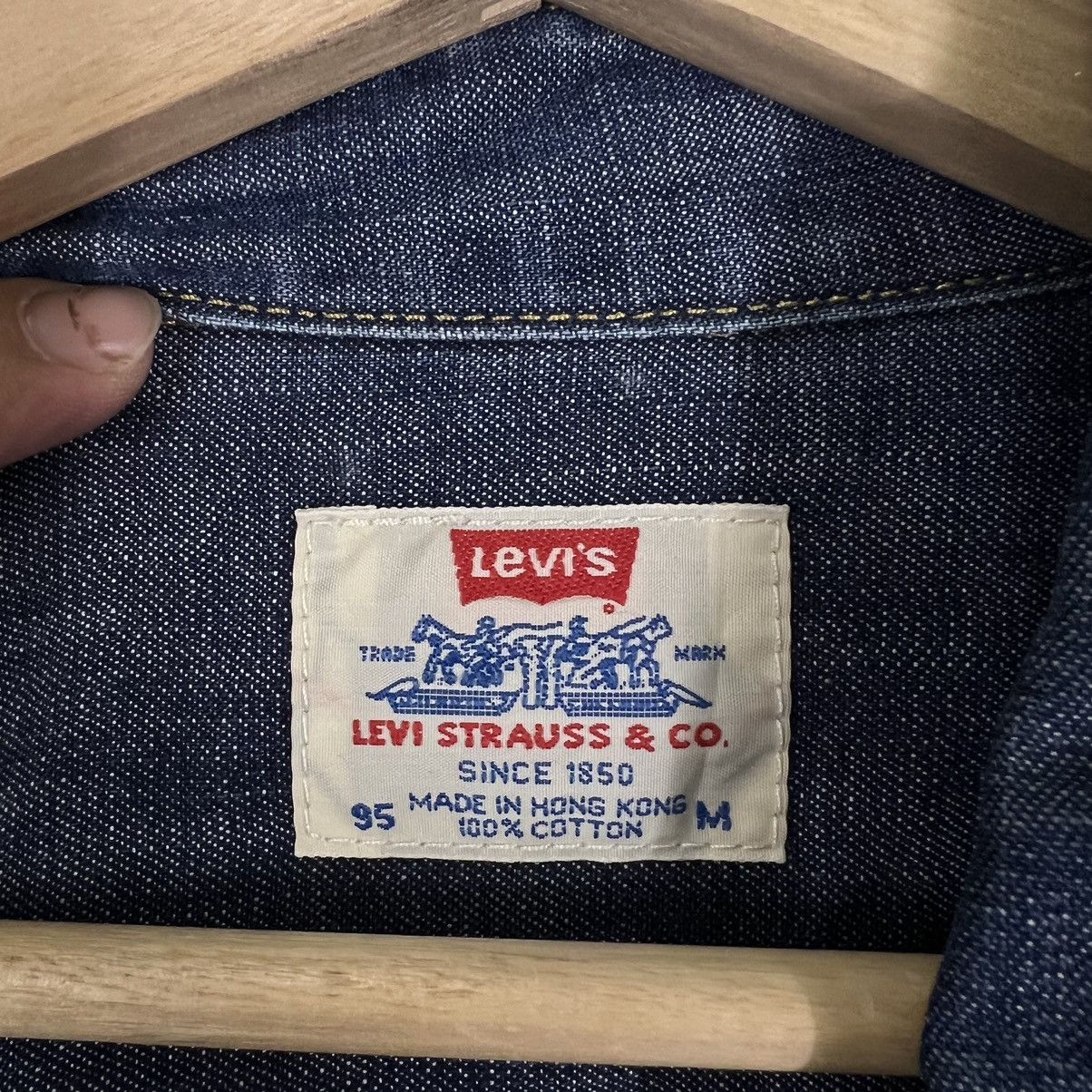 Levi's VINTAGE LEVI'S SHIRTS BUTTON RARE DESIGN Size US M / EU 48-50 / 2 - 10 Thumbnail