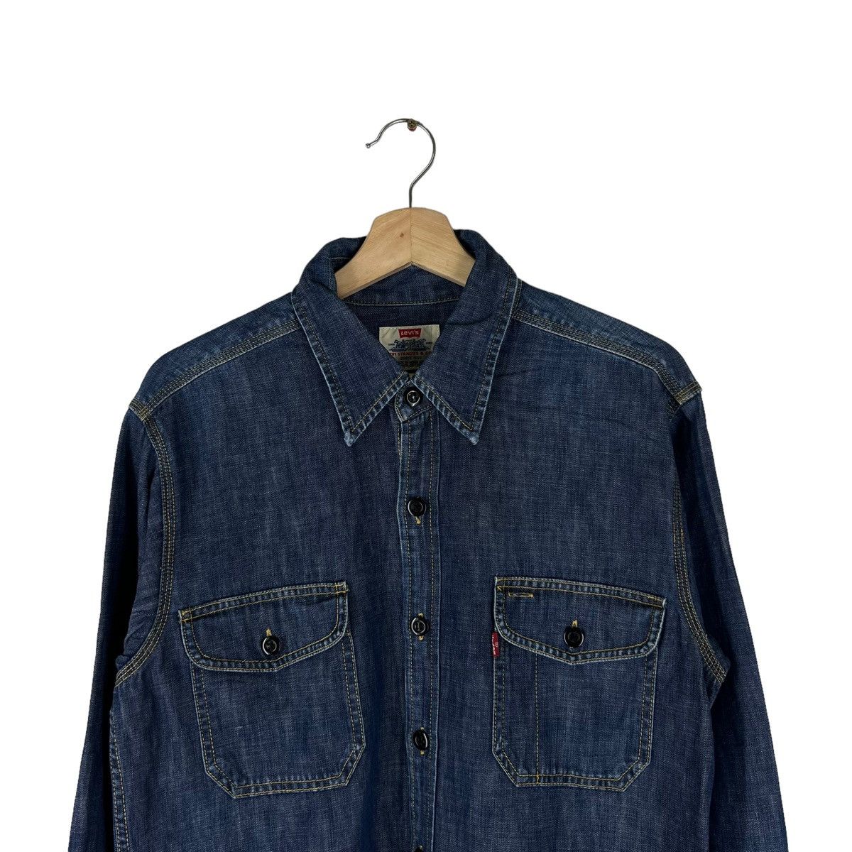 Levi's VINTAGE LEVI'S SHIRTS BUTTON RARE DESIGN Size US M / EU 48-50 / 2 - 3 Thumbnail