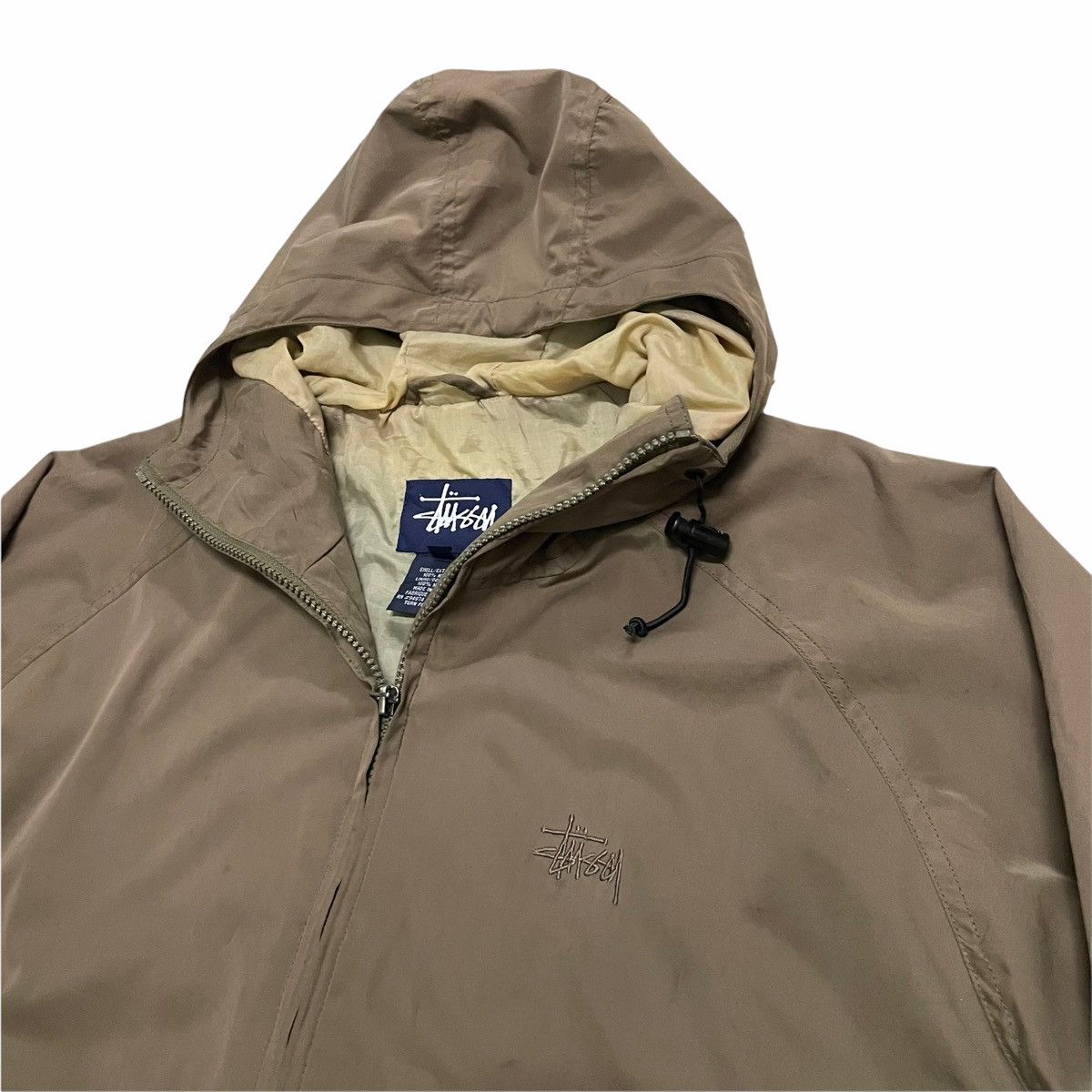 Stussy × Vintage 💥 90s STUSSY ZIPPER HOODIE JACKET Size US M / EU 48-50 / 2 - 5 Thumbnail