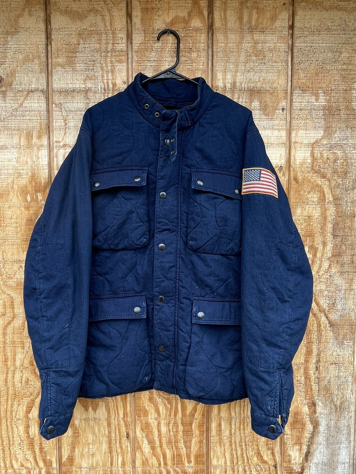 Polo Ralph Lauren DENIM & SUPPLY RALPH LAUREN USA FLAG JACKET Grailed