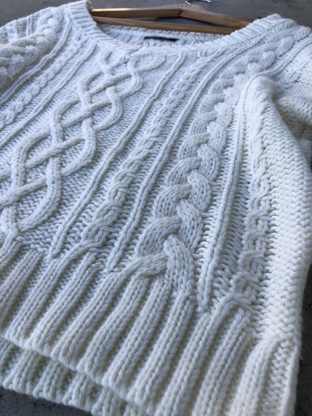 Aran Isles Knitwear 🔴ONE WAY Pureknit/Pullover Sweater knitware Pattern Size US L / EU 52-54 / 3 - 6 Thumbnail