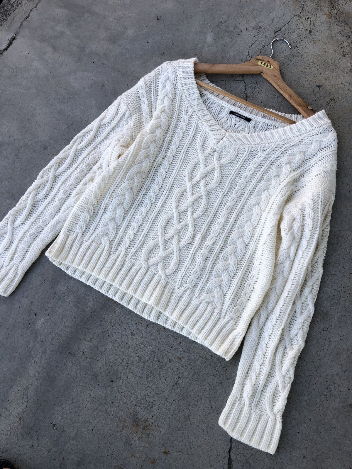 Aran Isles Knitwear 🔴ONE WAY Pureknit/Pullover Sweater knitware Pattern Size US L / EU 52-54 / 3 - 3 Thumbnail