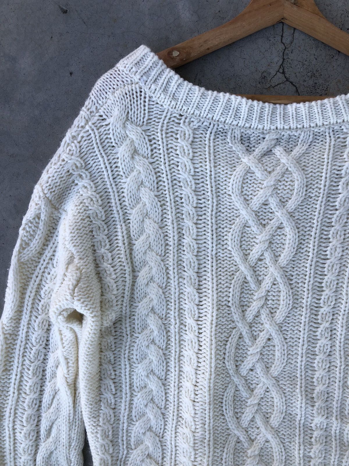 Aran Isles Knitwear 🔴ONE WAY Pureknit/Pullover Sweater knitware Pattern Size US L / EU 52-54 / 3 - 10 Thumbnail