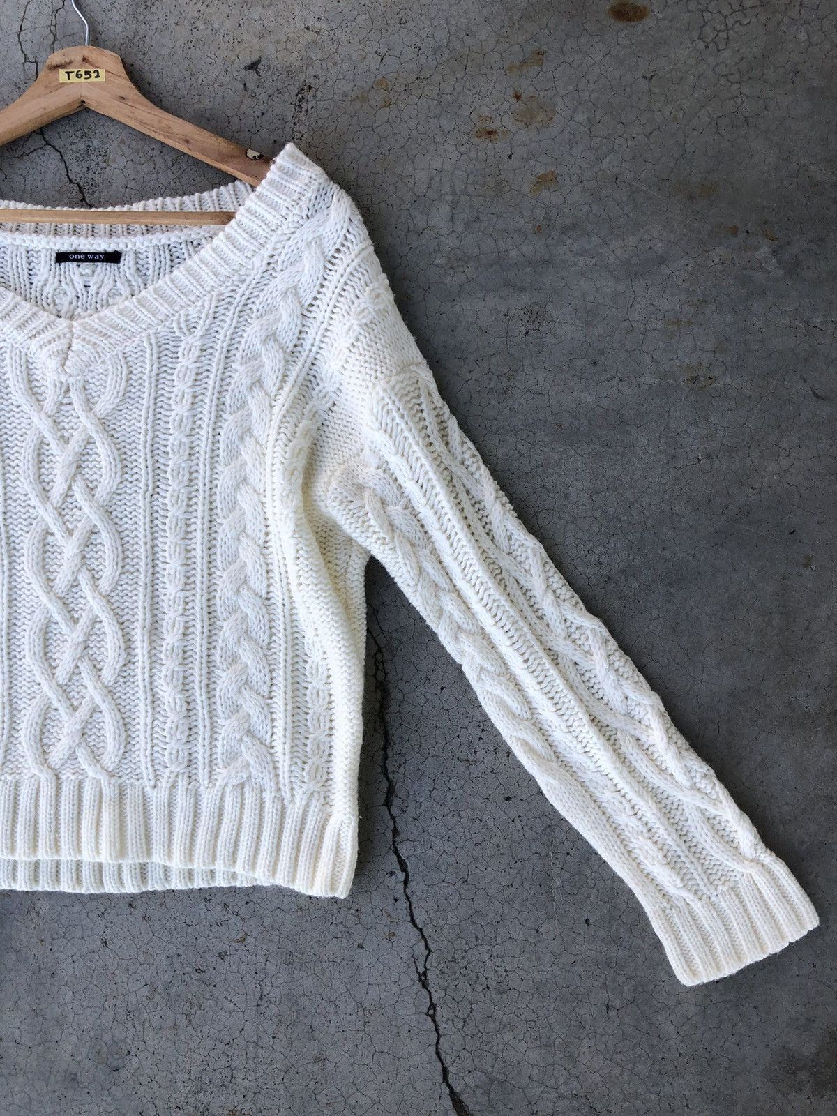 Aran Isles Knitwear 🔴ONE WAY Pureknit/Pullover Sweater knitware Pattern Size US L / EU 52-54 / 3 - 4 Thumbnail