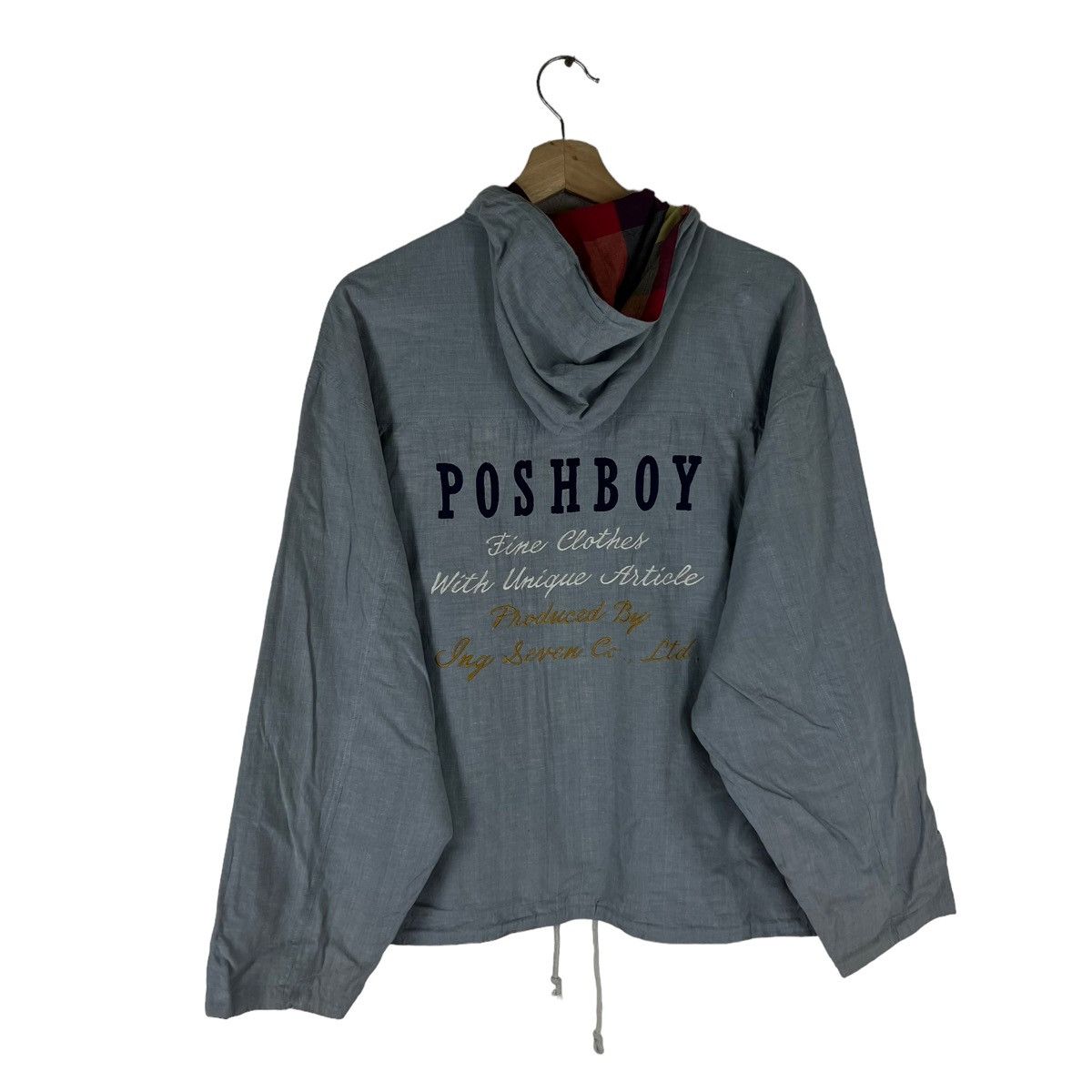 Japanese Brand VINTAGE REVERSIBLE BOMBER JACKET POSH BOY BIG LOGO Size US M / EU 48-50 / 2 - 5 Thumbnail