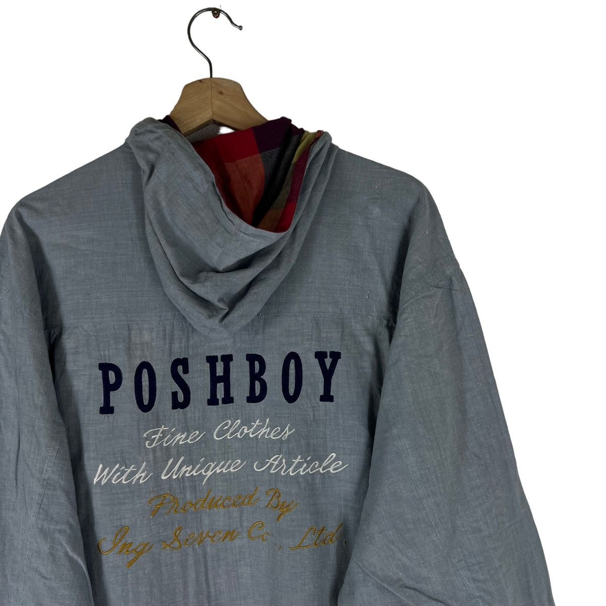 Japanese Brand VINTAGE REVERSIBLE BOMBER JACKET POSH BOY BIG LOGO Size US M / EU 48-50 / 2 - 7 Thumbnail