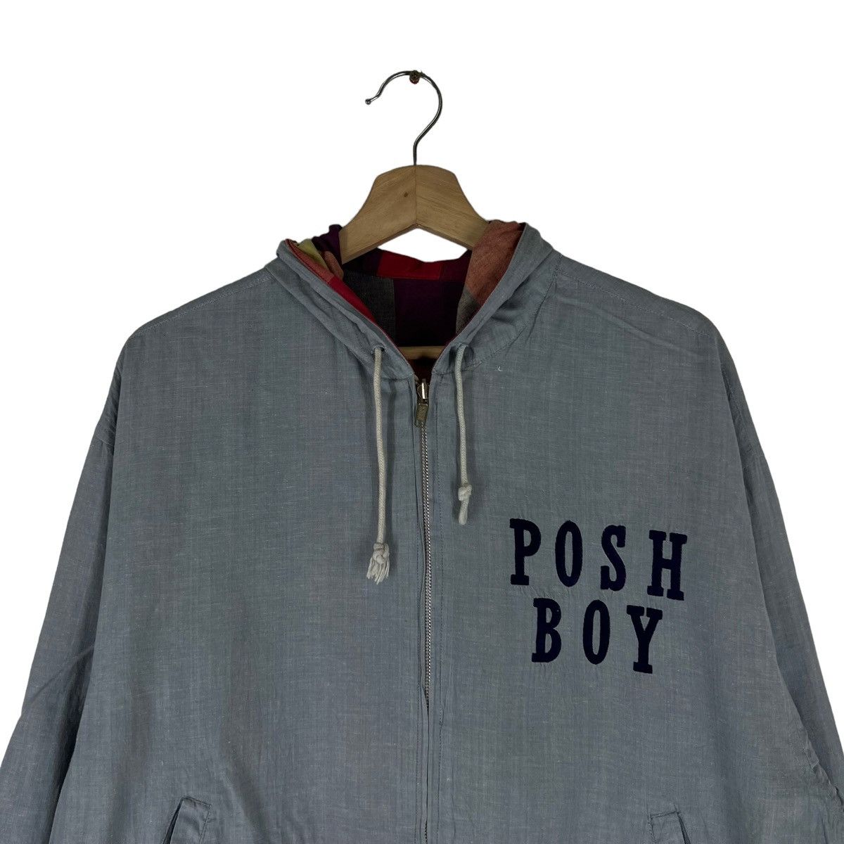 Japanese Brand VINTAGE REVERSIBLE BOMBER JACKET POSH BOY BIG LOGO Size US M / EU 48-50 / 2 - 2 Thumbnail
