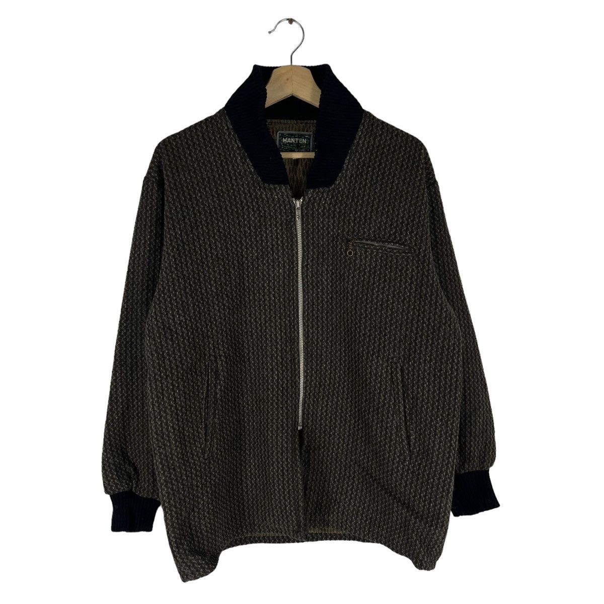 Japanese Brand VINTAGE BOMBER JACKET MANTEN INSPIRED ISSEY MIYAKE JAPAN Size US M / EU 48-50 / 2 - 1 Thumbnail
