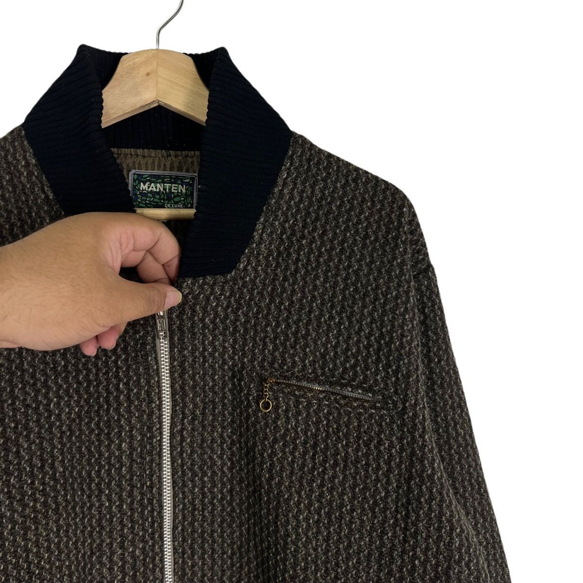 Japanese Brand VINTAGE BOMBER JACKET MANTEN INSPIRED ISSEY MIYAKE JAPAN Size US M / EU 48-50 / 2 - 4 Thumbnail