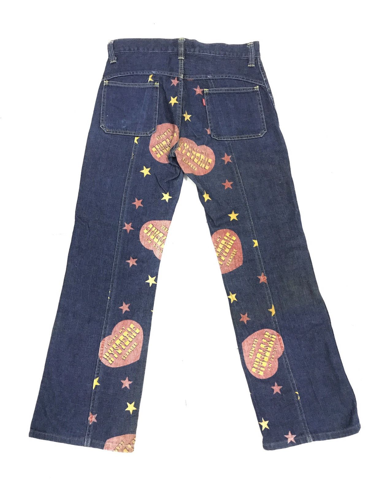 Hysteric Glamour × Japanese Brand × Le Grande Bleu (L.G.B.) SICK💥90s HYSTERIC GLAMOUR PRINTED BUSH PANT Size US 29 - 3 Thumbnail