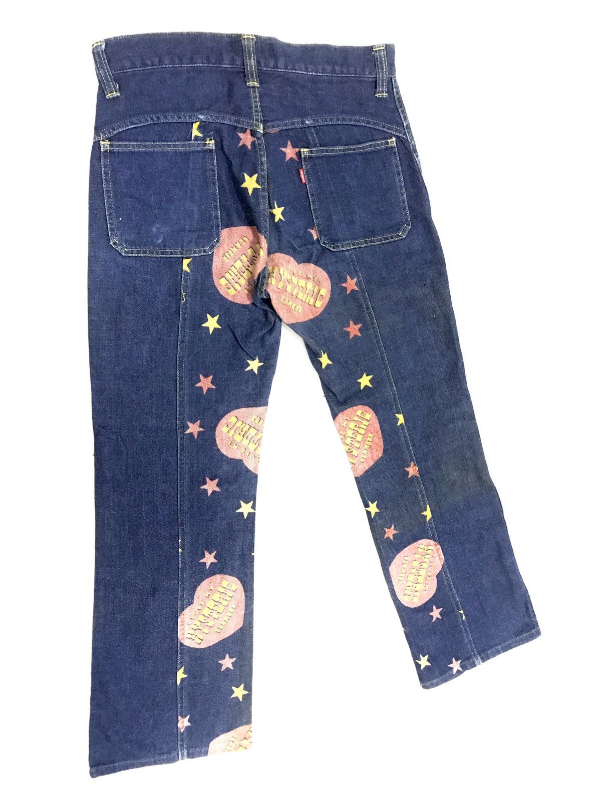 Hysteric Glamour × Japanese Brand × Le Grande Bleu (L.G.B.) SICK💥90s HYSTERIC GLAMOUR PRINTED BUSH PANT Size US 29 - 4 Thumbnail
