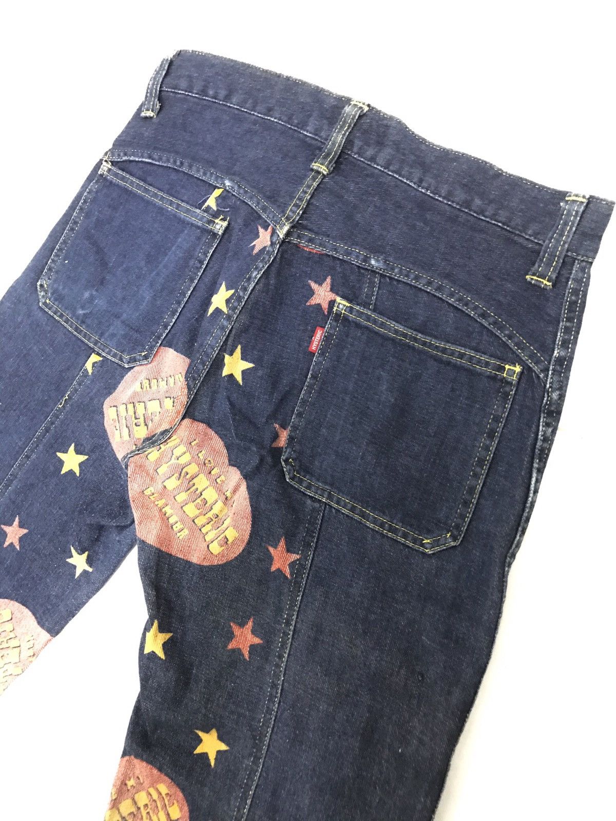 Hysteric Glamour × Japanese Brand × Le Grande Bleu (L.G.B.) SICK💥90s HYSTERIC GLAMOUR PRINTED BUSH PANT Size US 29 - 5 Thumbnail